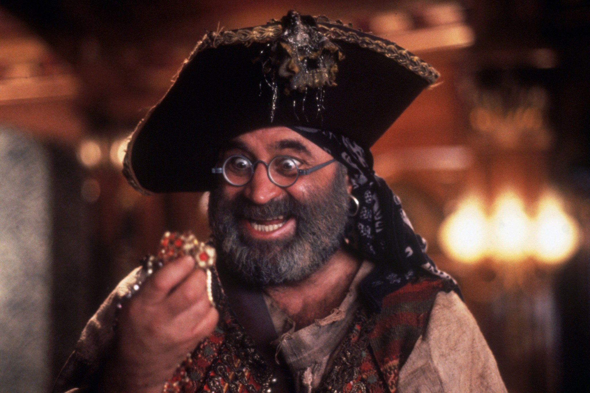 Bob Hoskins is remembered for his role as Captain Hook's sidekick Smee in 1991's Hook