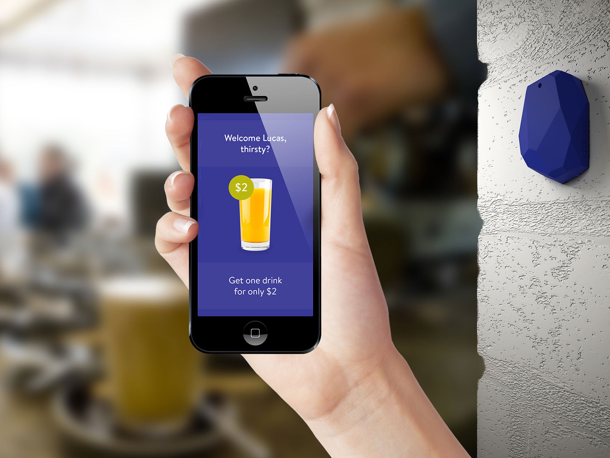 Fancy a drink? iBeacon might help you with that