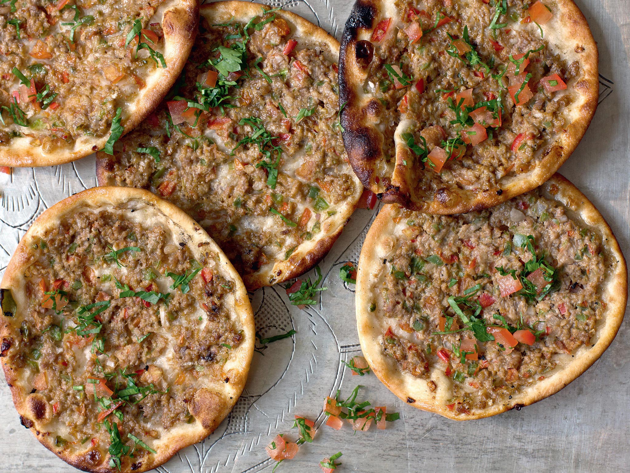 Mini lamb flatbreads