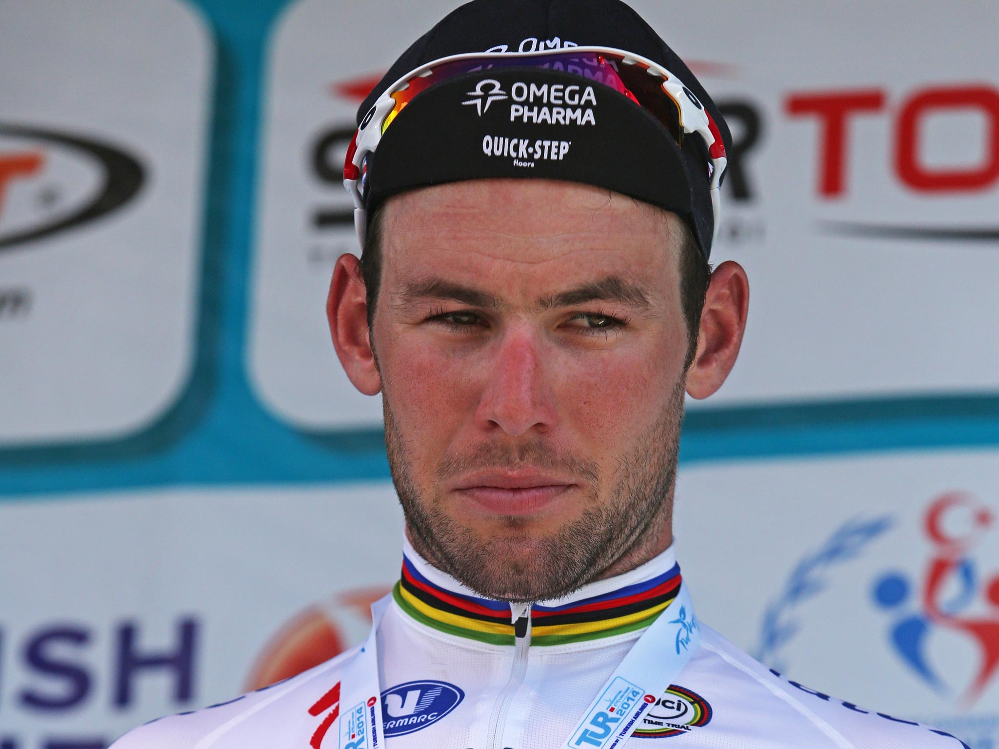 Cavendish had racked up three wins in the first four days and his Omega Pharma-QuickStep team appeared to have him in position for another, but Cannondale’s Viviani timed his run perfectly as the Italian raced away to beat Cavendish