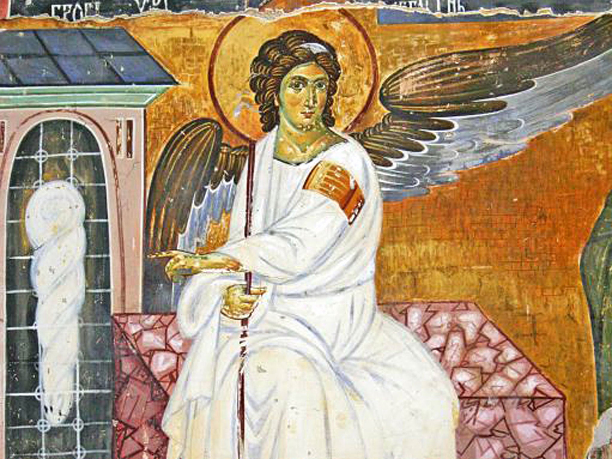 The 'White Angel' fresco (Dragan Bosnic)