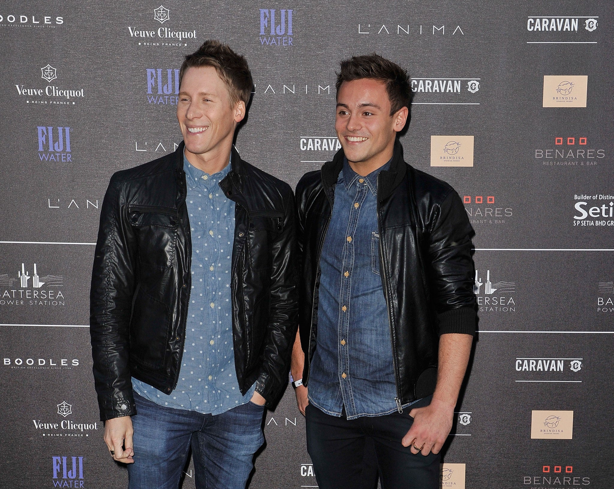 Tom Daley with his partner Dustin Lance Black