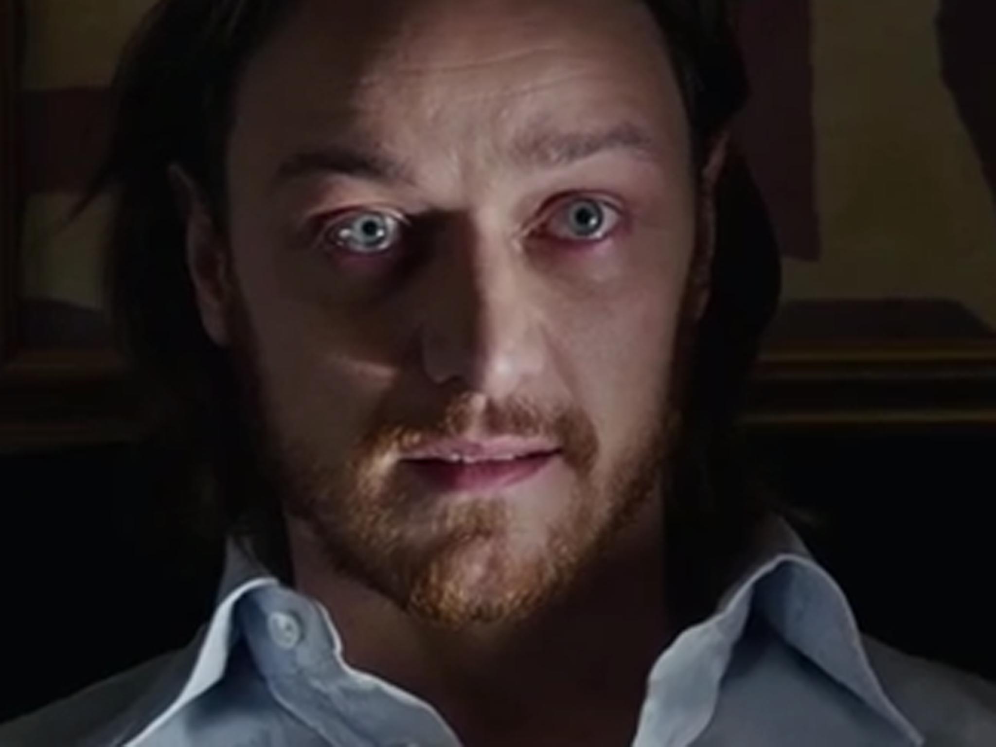 James McAvoy plays Charles Xavier