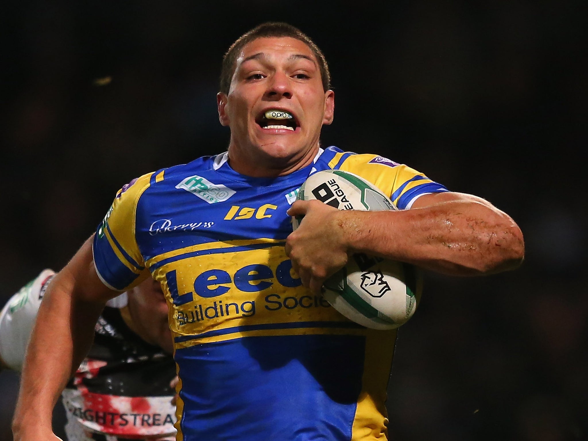 Ryan Hall was instrumental in Leeds' 28-12 victory over Wigan