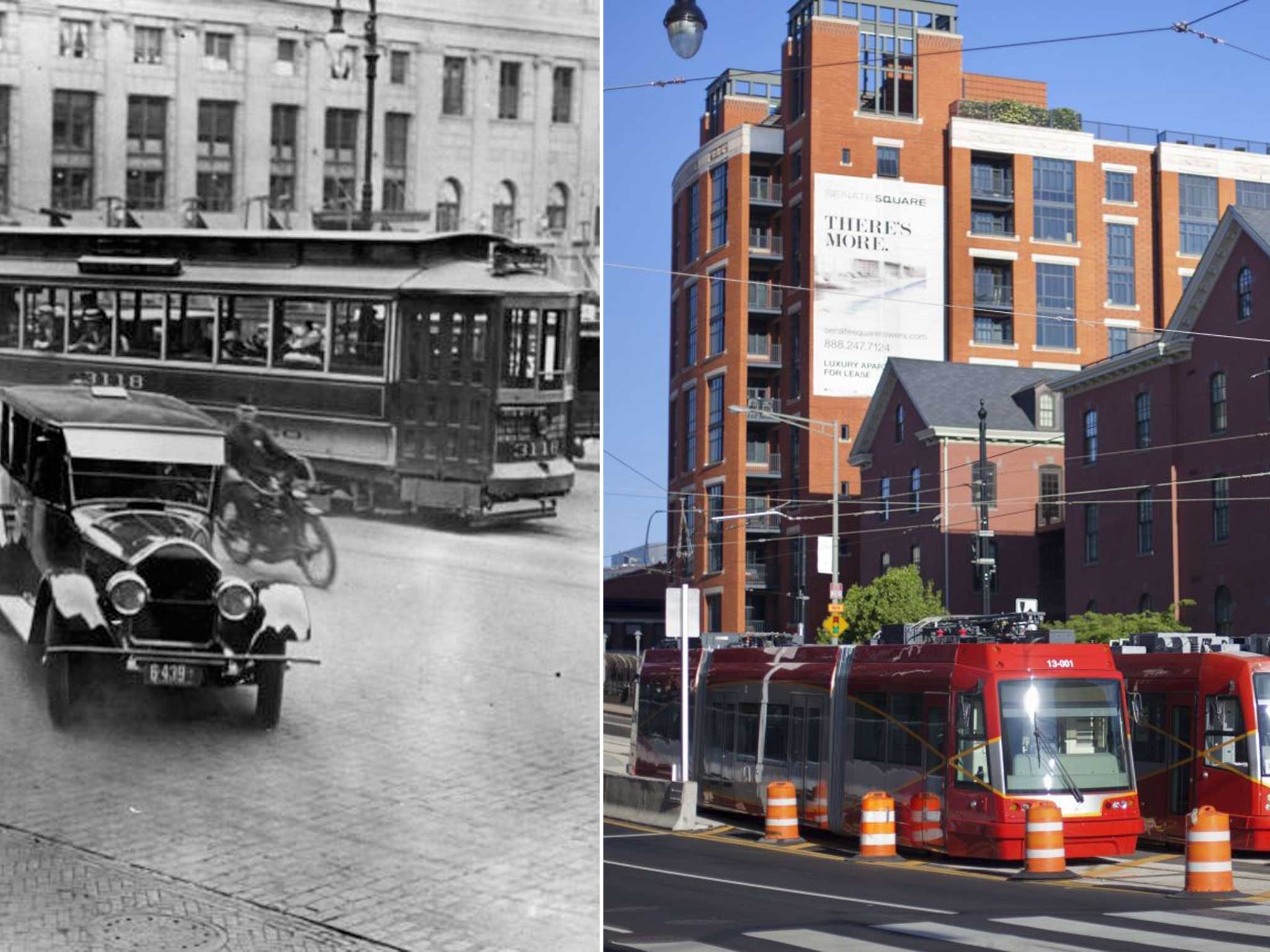 Reinvention: Washington’s new streetcars are expected to generate $8bn in investment