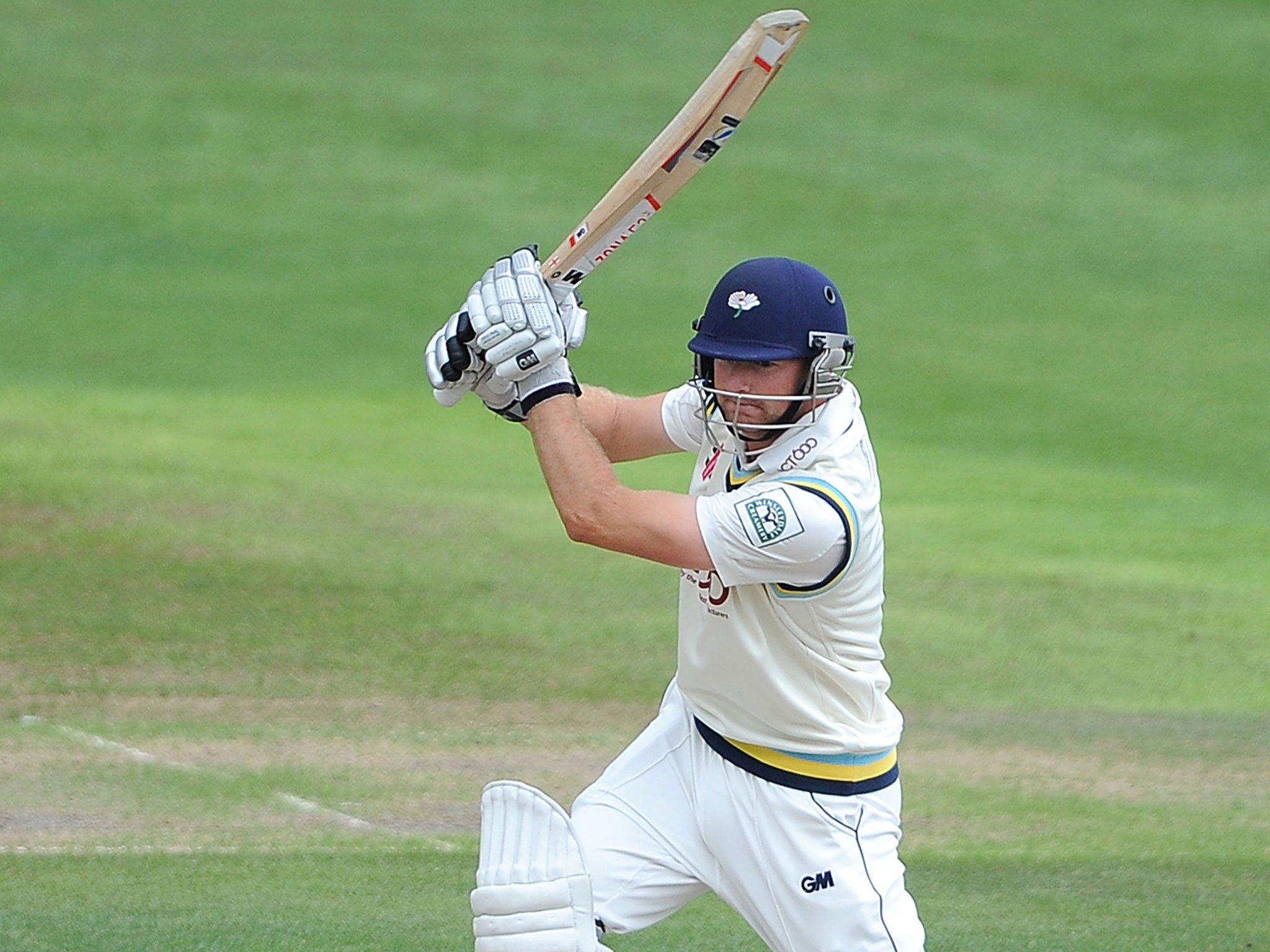 Adam Lyth made 104 on a seamer-friendly Durham pitch