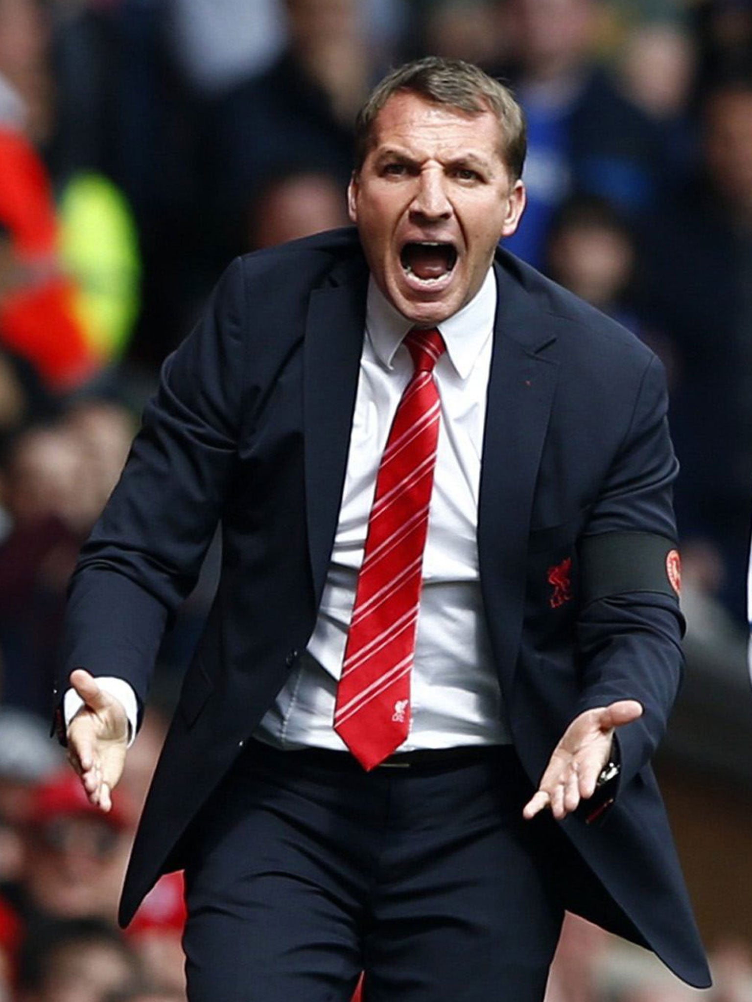 Brendan Rodgers, the Liverpool manager, says he has not given up catching City on goal difference