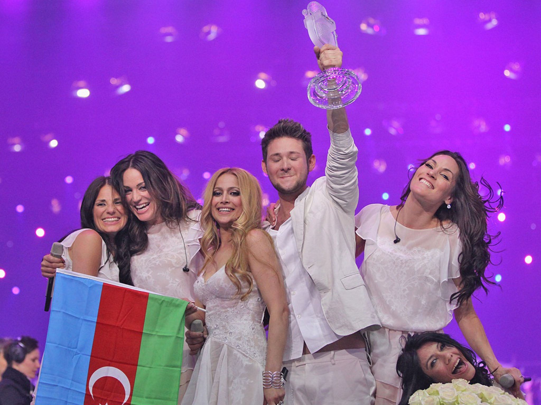 Eurovision 2011 winners, Azerbaijan's Ell and Nikki