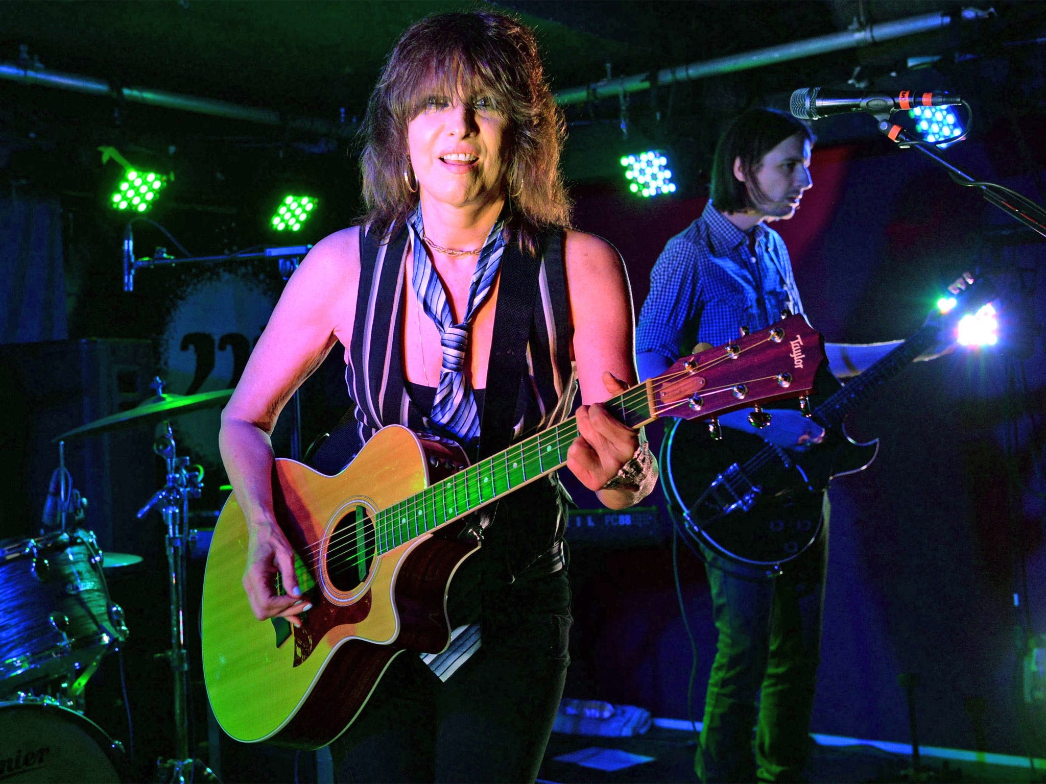 Plucky performer: Chrissie Hynde