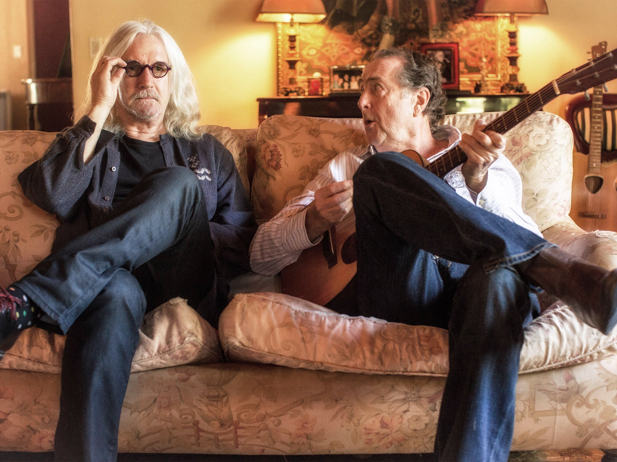 The meaning of life: Billy Connolly with Eric Idle in ‘Big Send Off’