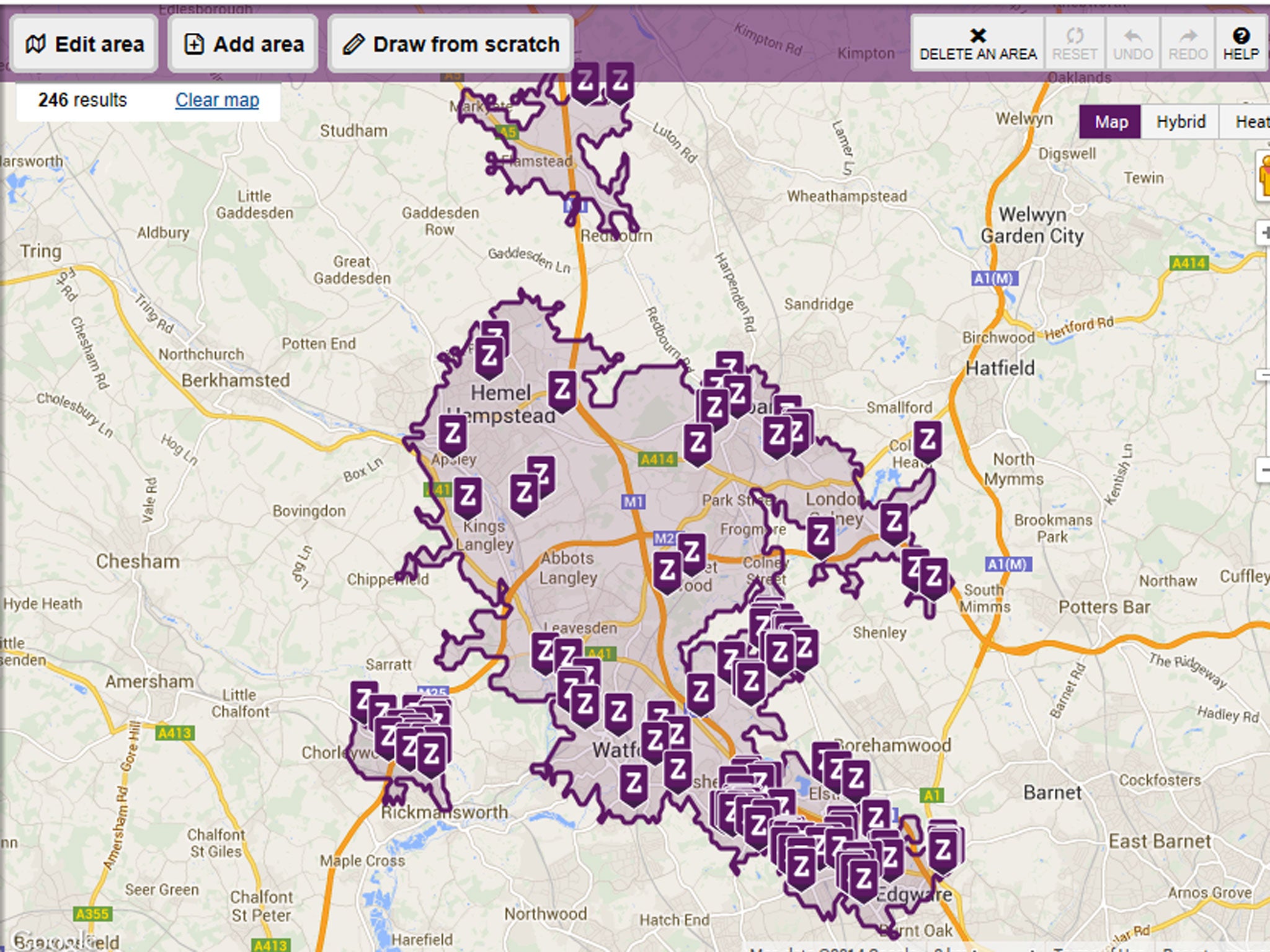 Time Travel search from Zoopla