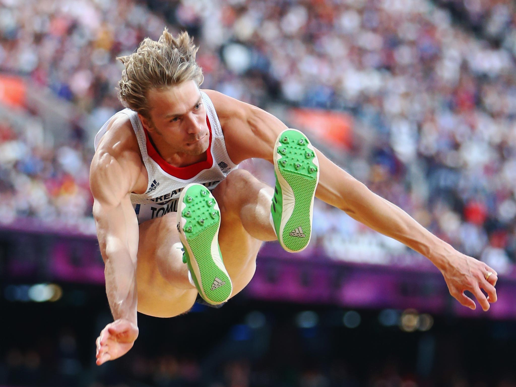 Chris Tomlinson is hoping to regain his British record