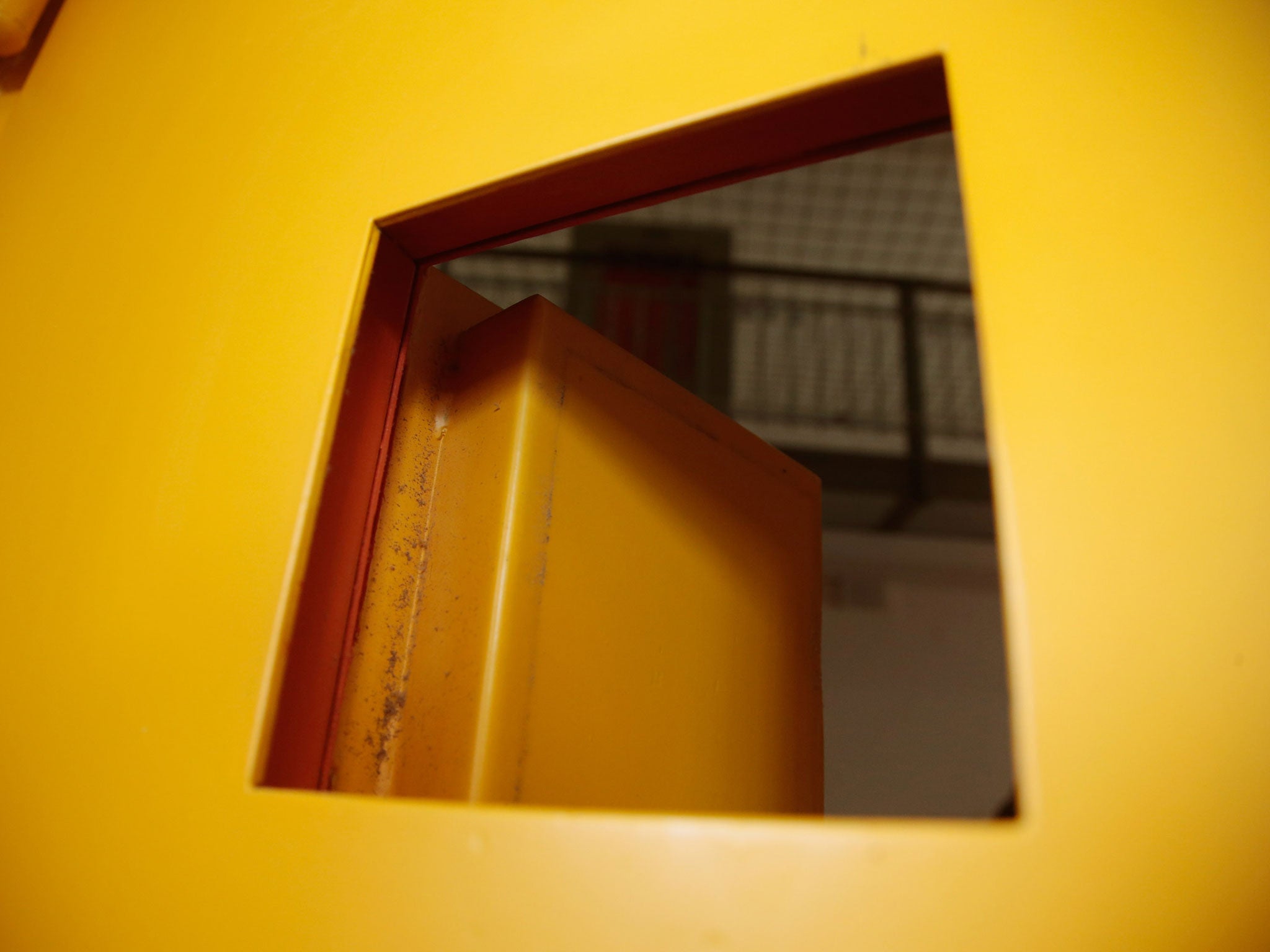 General view of a prison cell of the Landsberg prison, where former FC Bayern Muenchen president Uli Hoeness will serve his three-year sentence, is seen during a guided tour for the media on March 31, 2014 in Landsberg, Germany. A judge found Hoeness guil