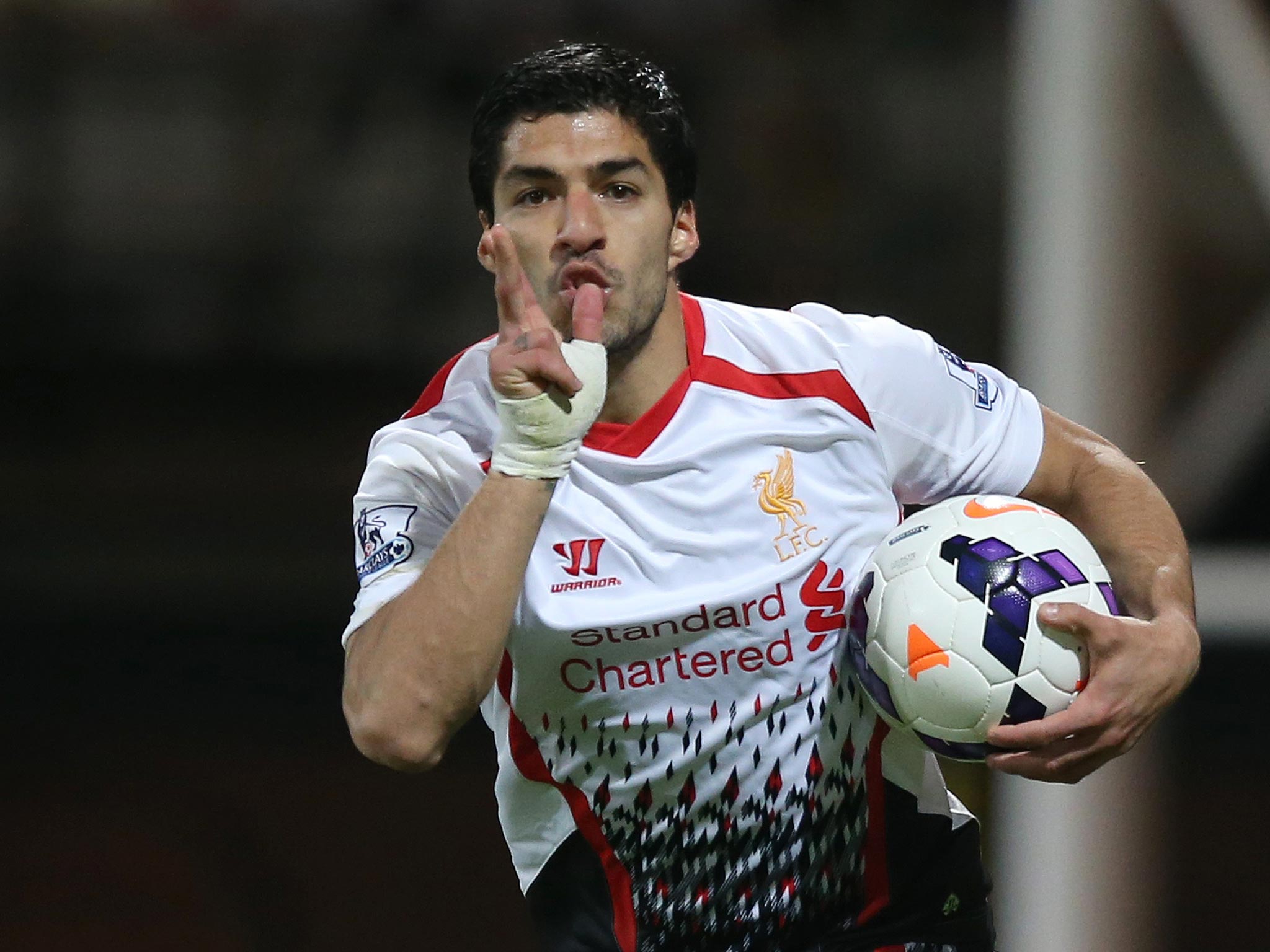 Suarez's 31 goals this season is a career best for the striker