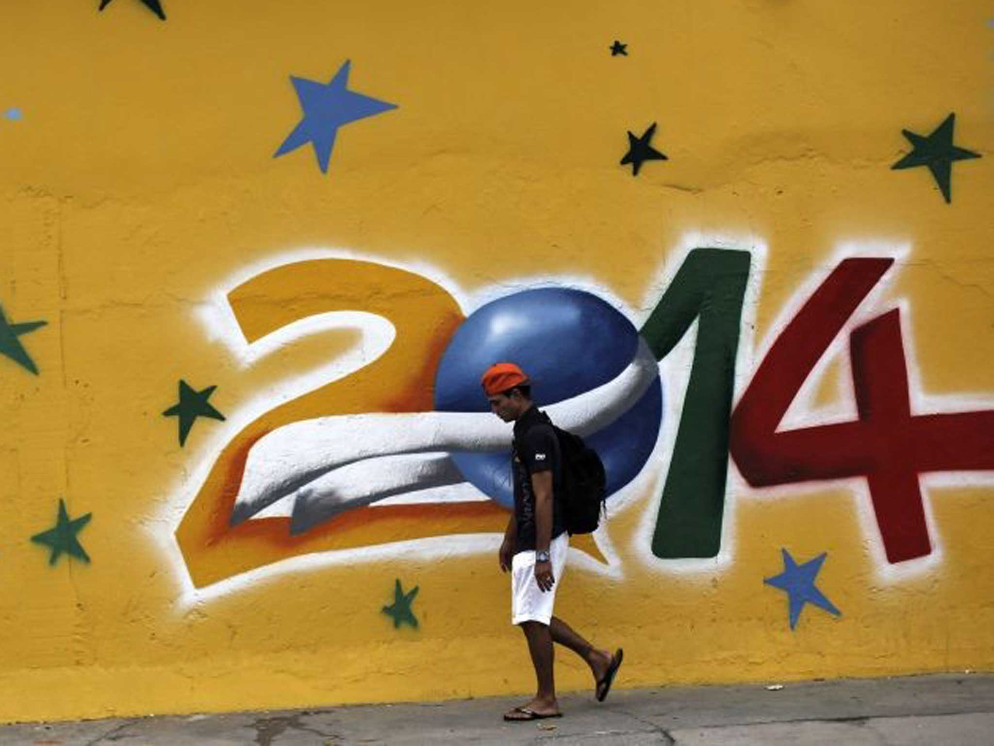 Footie fiesta: Graffiti sets the tone in São Paulo, venue for the opening match