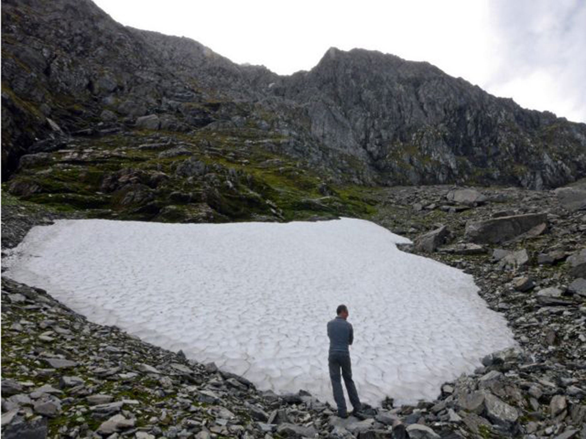 Terrain spotting: Iain Cameron contemplates long lying snow at Aonach Beag