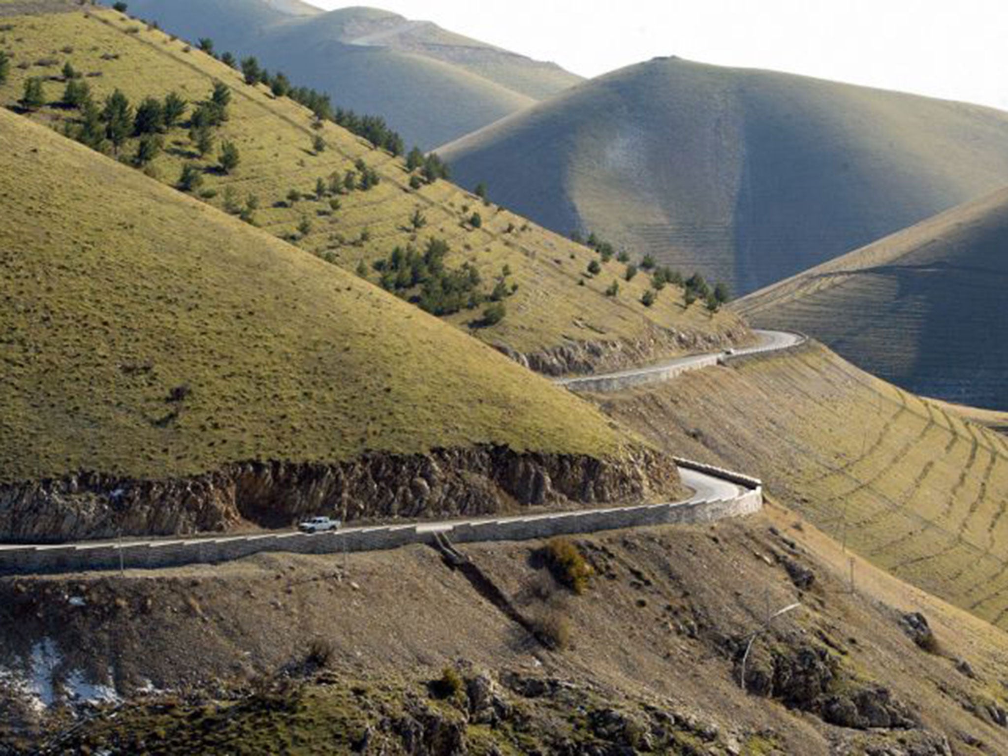 The Azmar mountains in Kurdistan