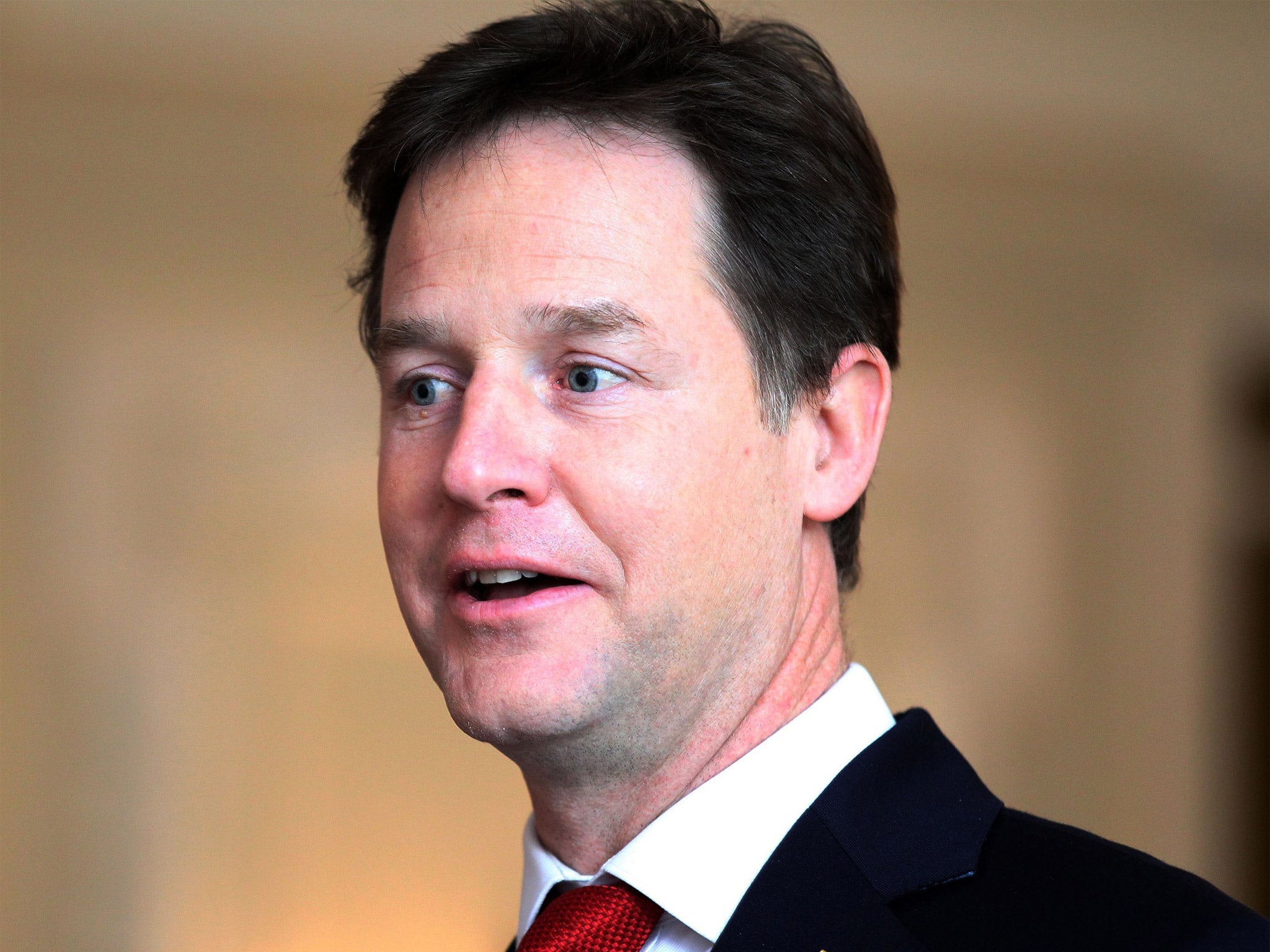 Lib Dem leader and Deputy Prime Minister Nick Clegg