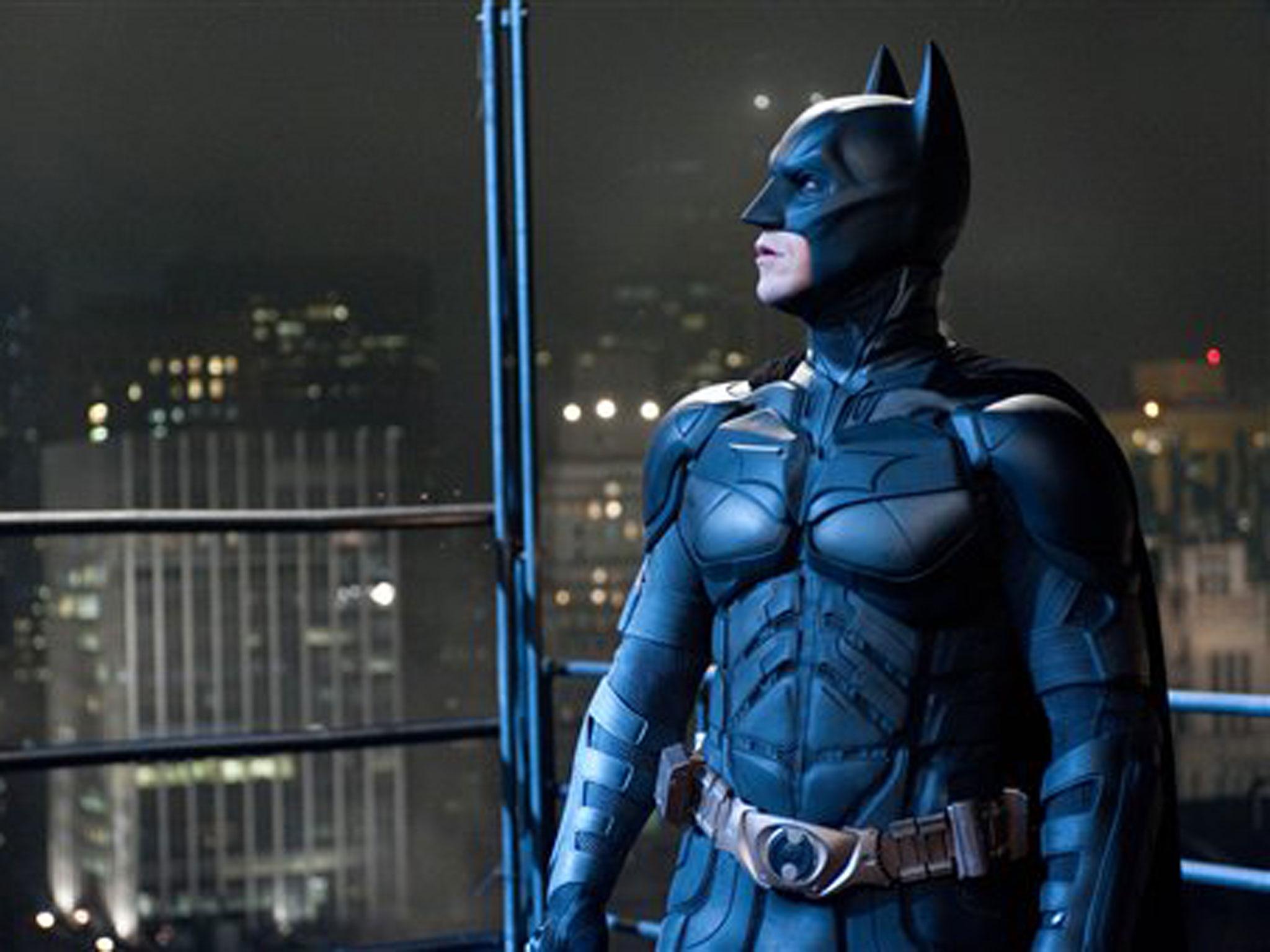 Christian Bale as Batman in a scene from 2012's The Dark Knight Rises