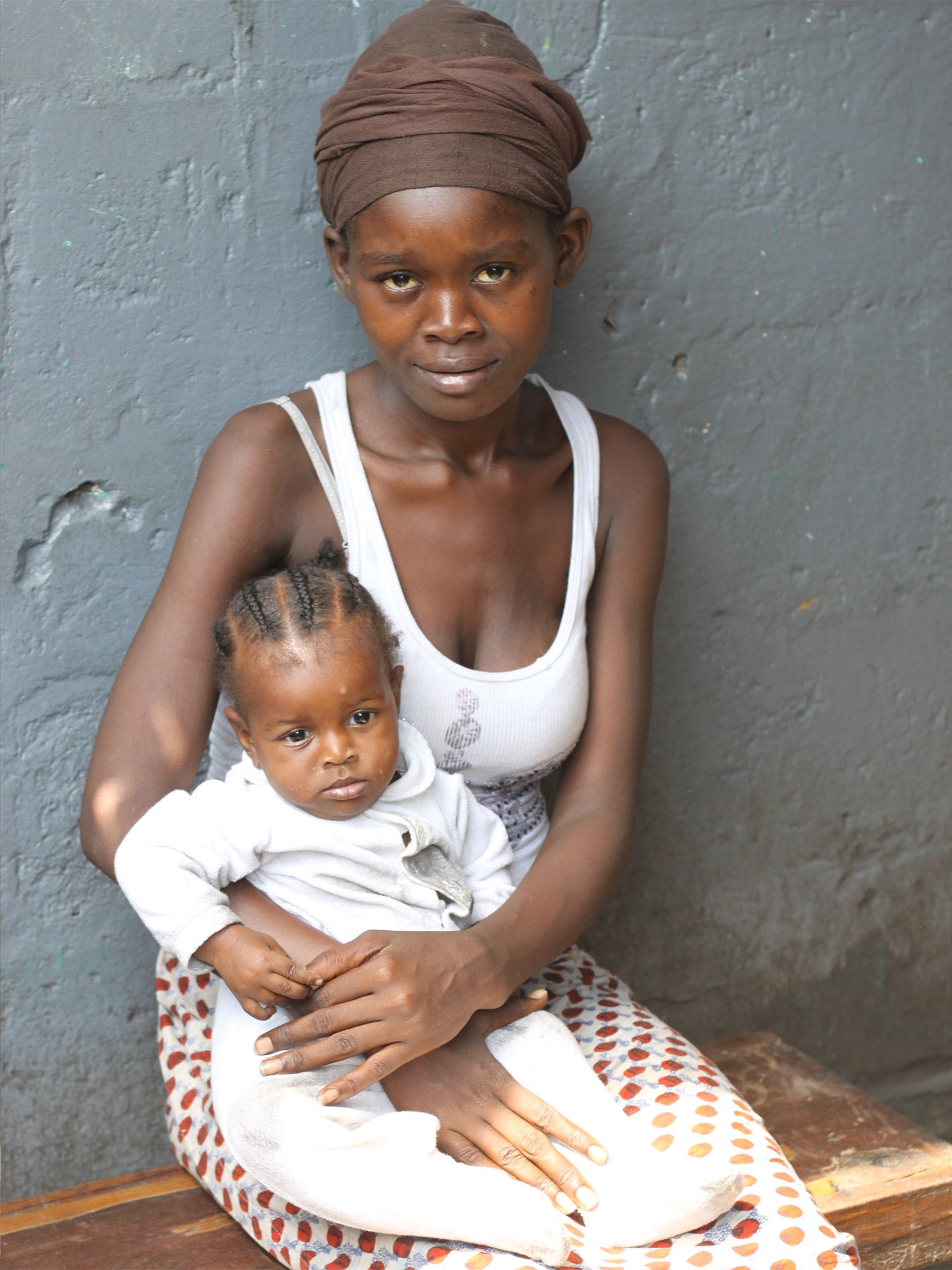 Another chance: Princess with her daughter, Angie