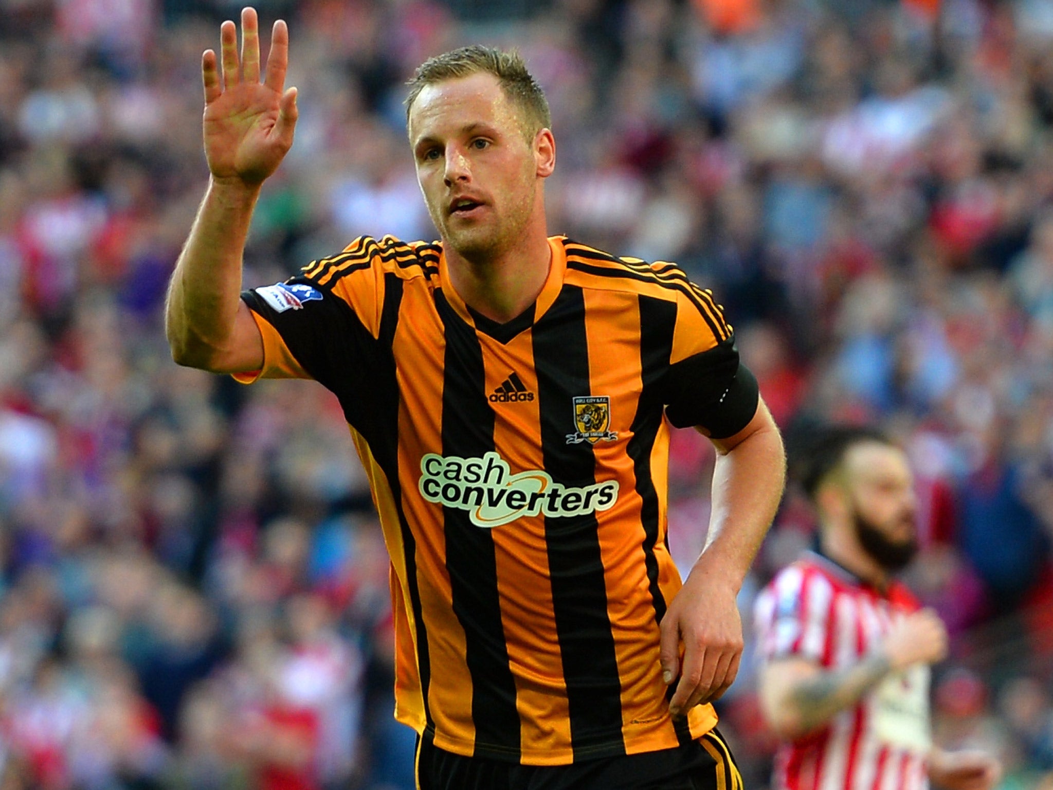 Hull midfielder David Meyler hopes to feature at Wembley