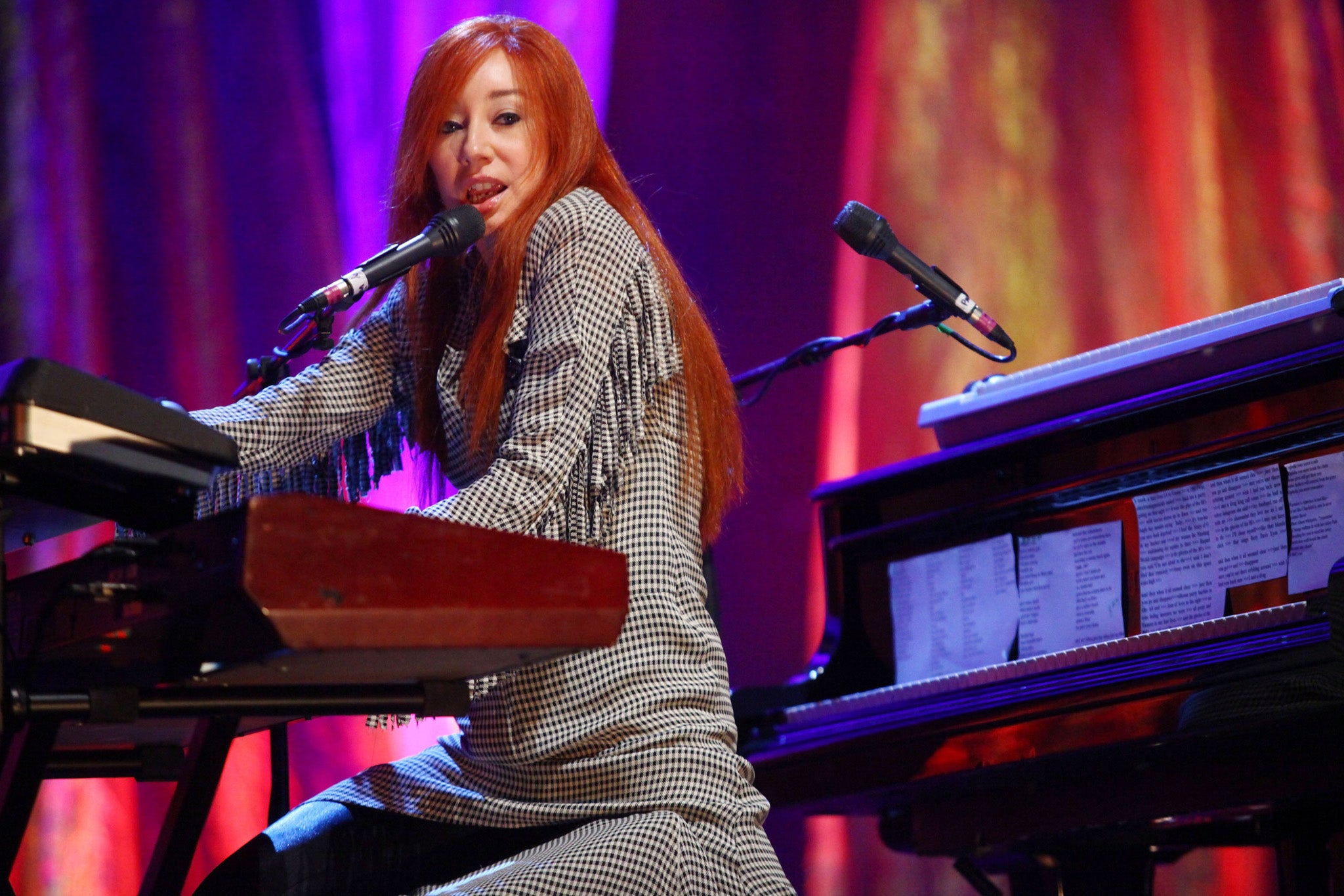 Tori Amos performs on stage