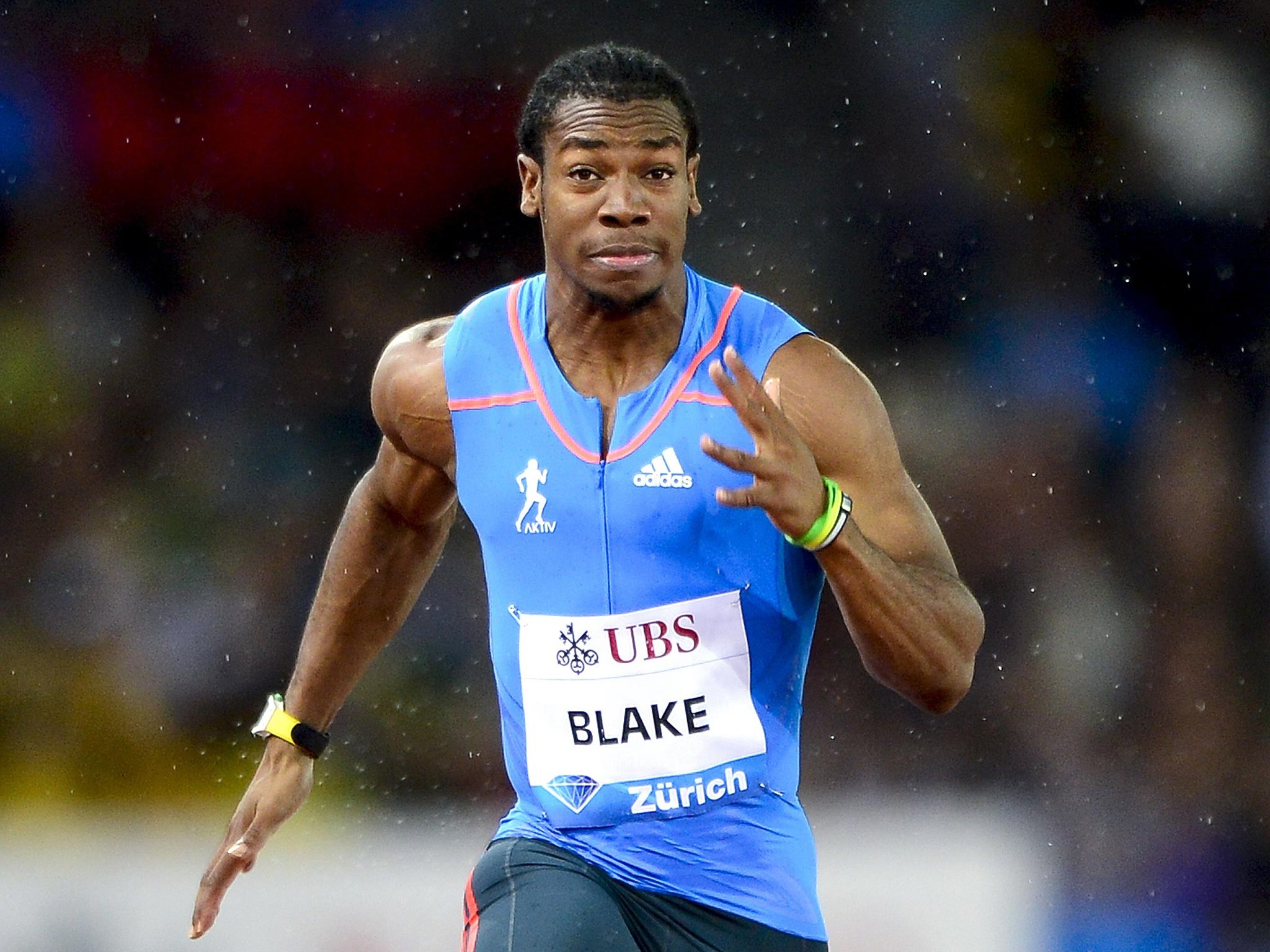 Yohan Blake wins at Zurich in 2012