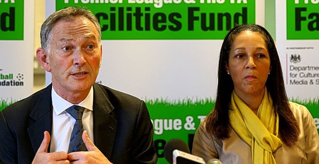 In the firing line: Another critic of Richard Scudamore is Sports Minister Helen Grant (right)