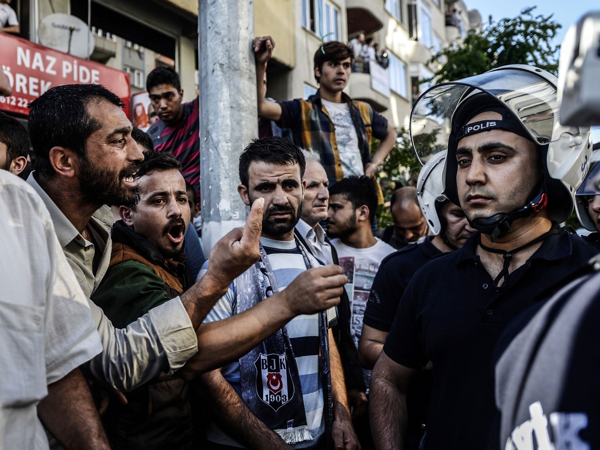 Grieving residents clash with riot police in Soma