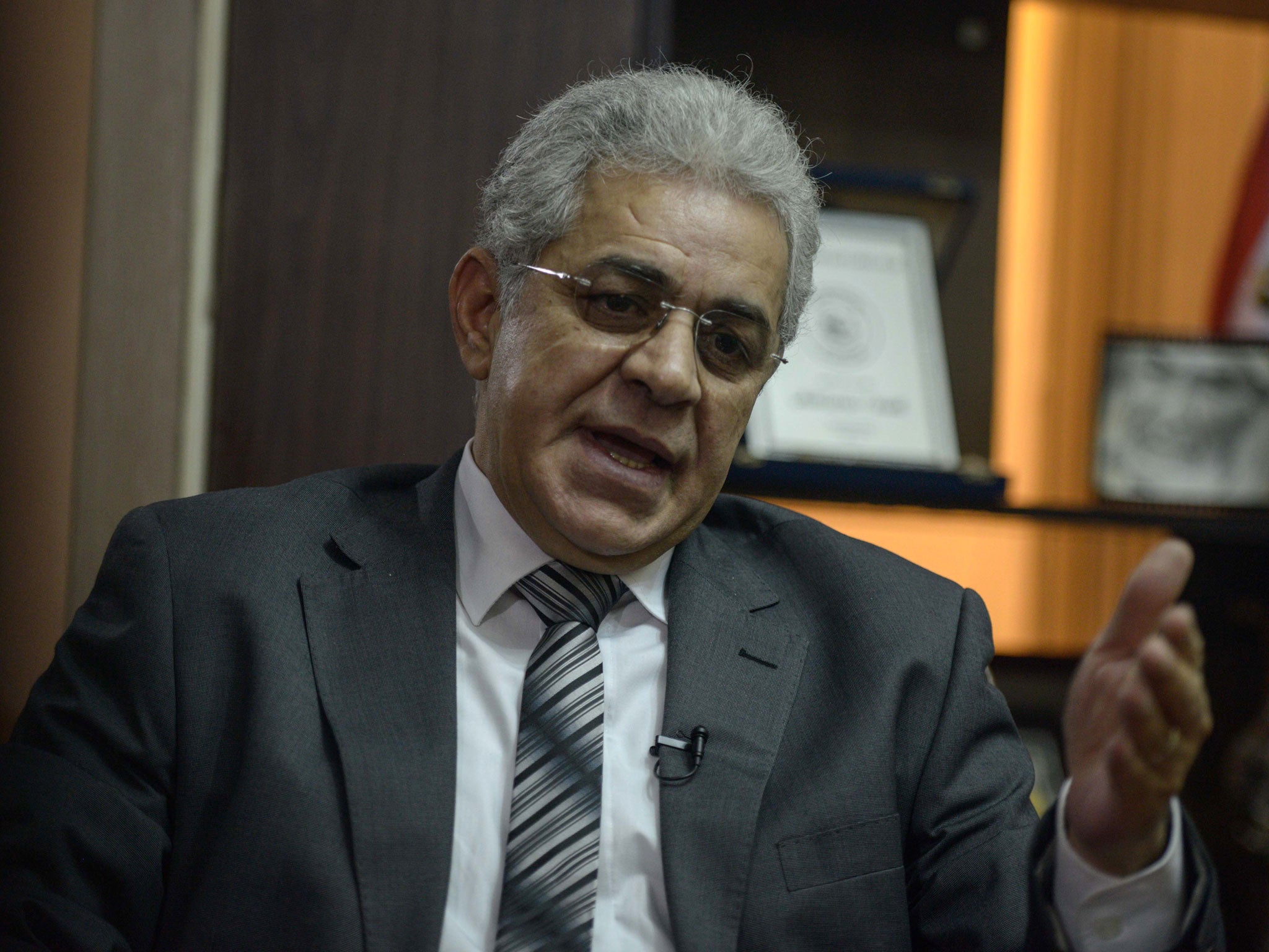 Hamdeen Sabbahy is a candidate in this month’s election