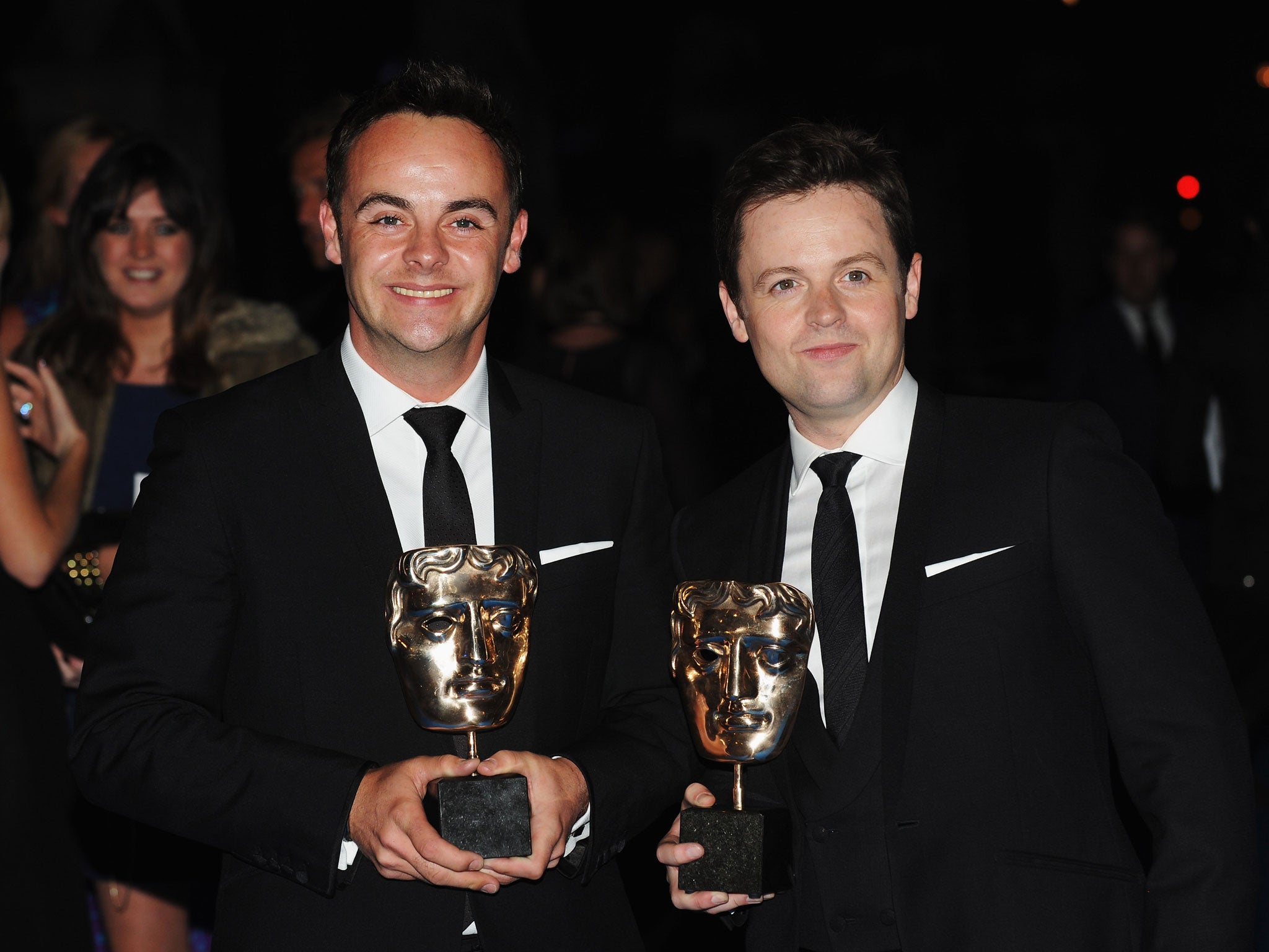 Bafta-winning TV Presenters Anthony McPartlin and Declan Donnelly (Getty)