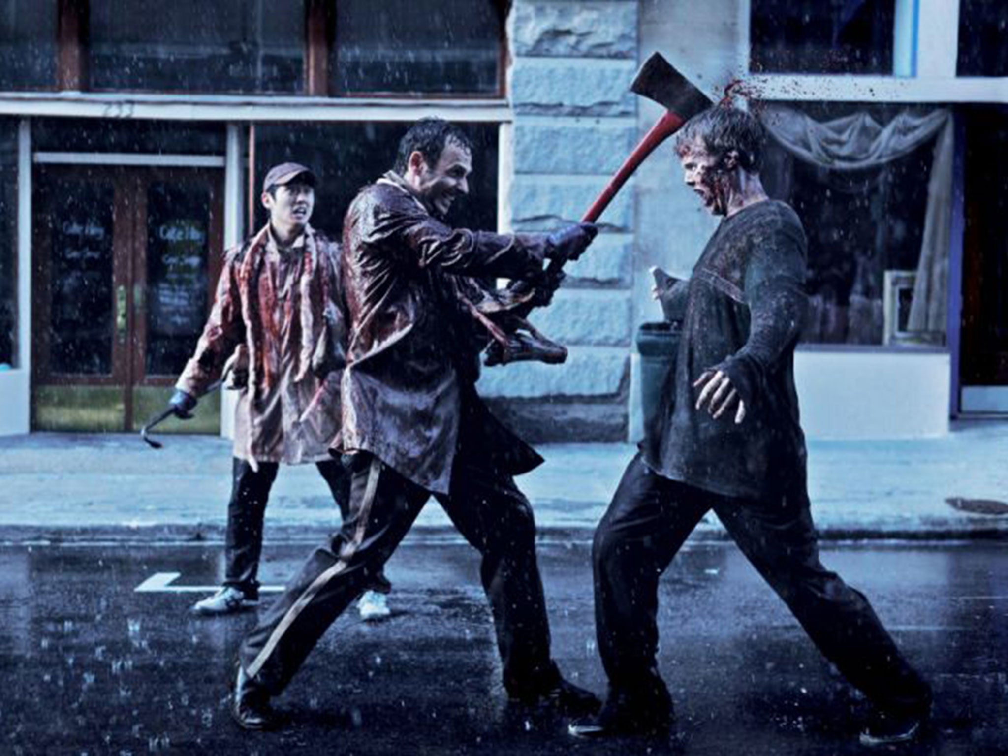 There will be blood: a graphic image from‘The Walking Dead’