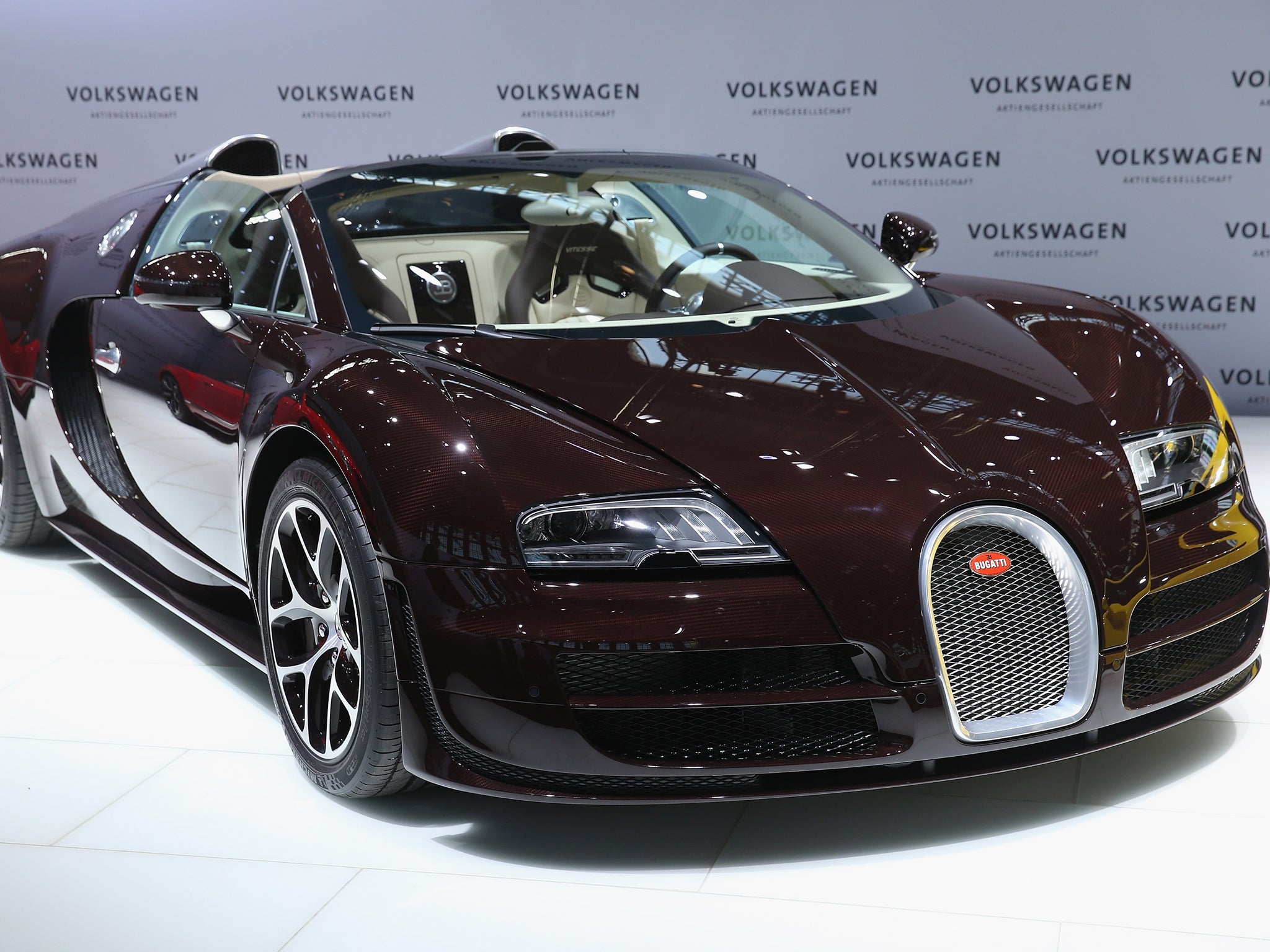 A Bugatti Veyron, the model of car said to have been given as a birthday present to Carlos