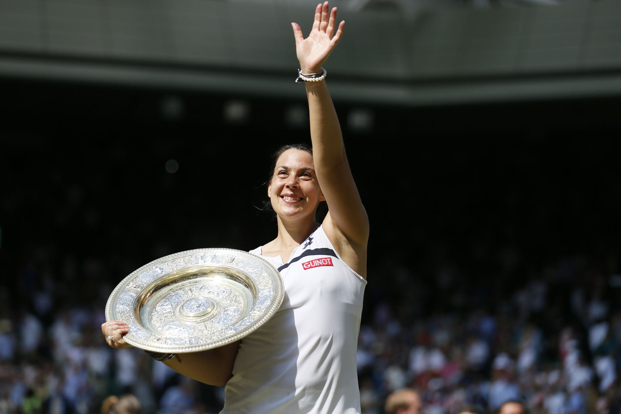 Mauresmo worked with 2013 women's Wimbledon champions Marion Bartoli