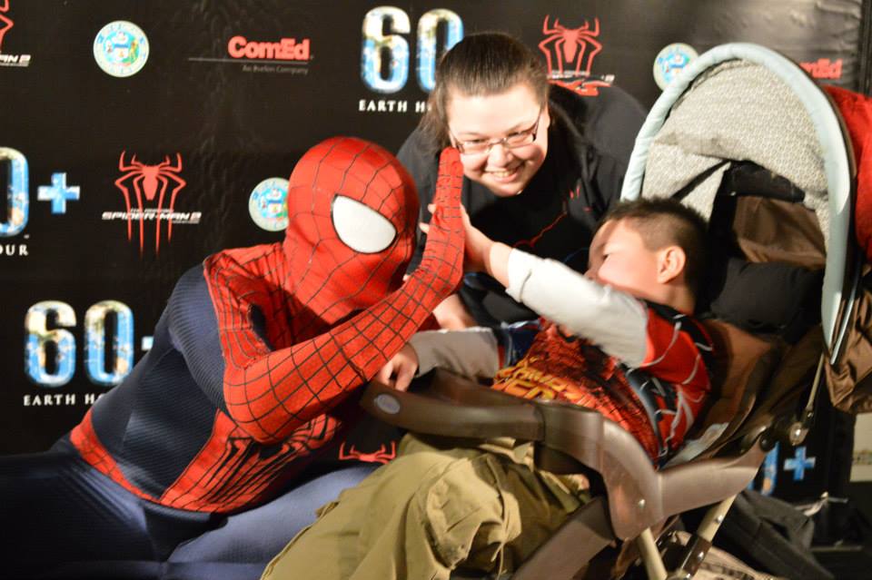 Brayden Denton meeting Spide Man when he was still alive