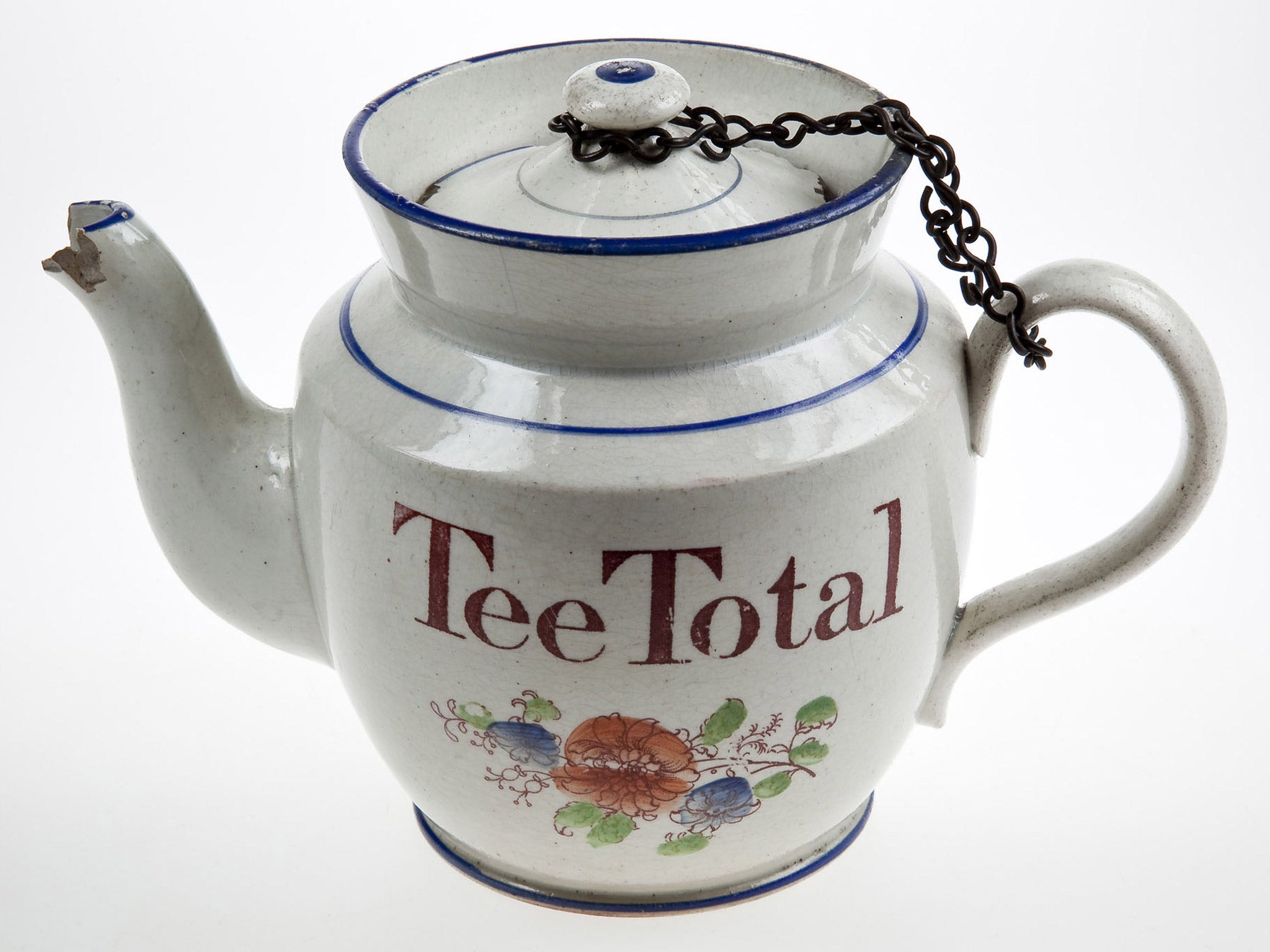 A teapot on show as part of 100 Objects