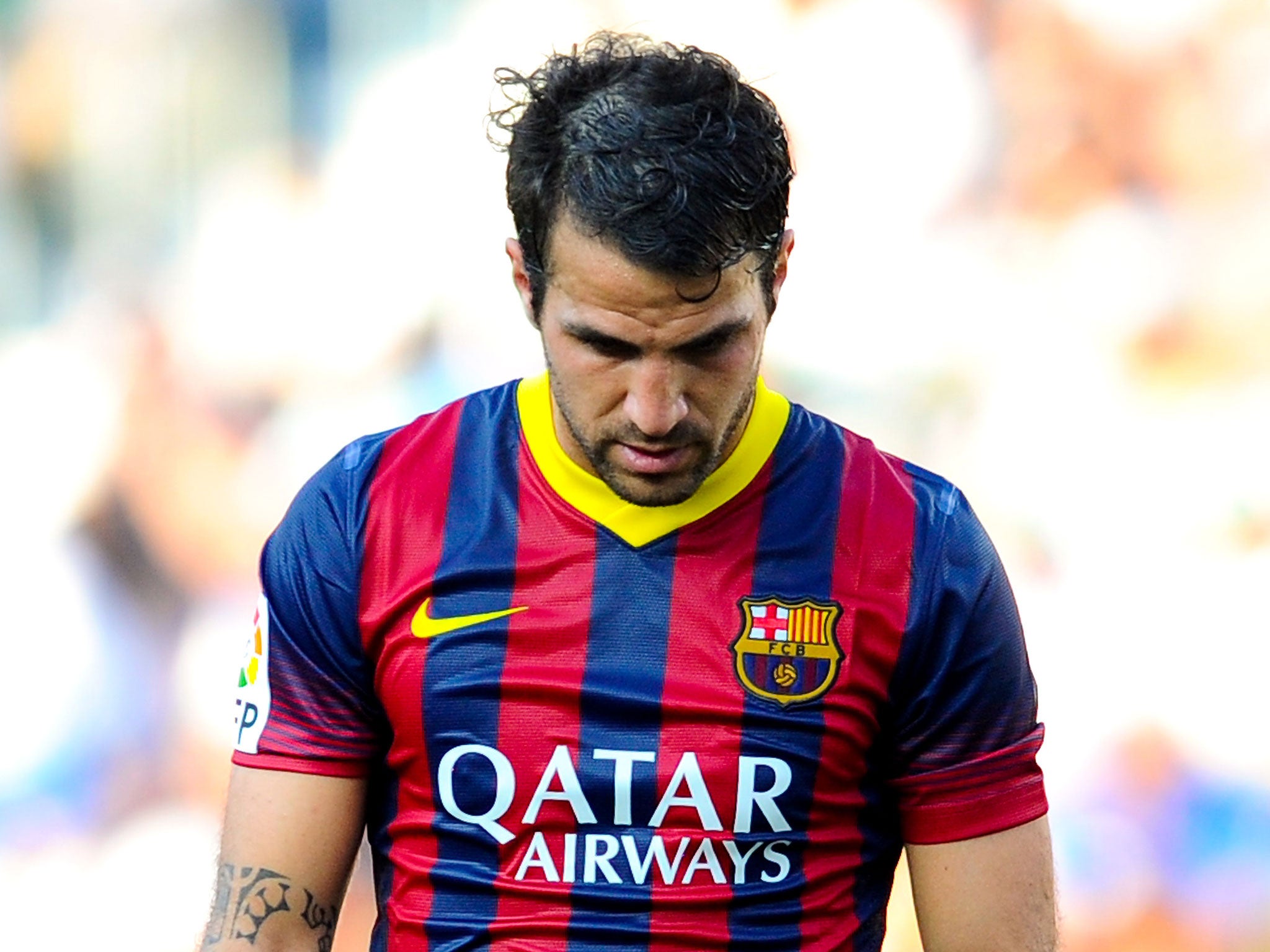 Cesc Fabregas could be shown the door at Barcelona