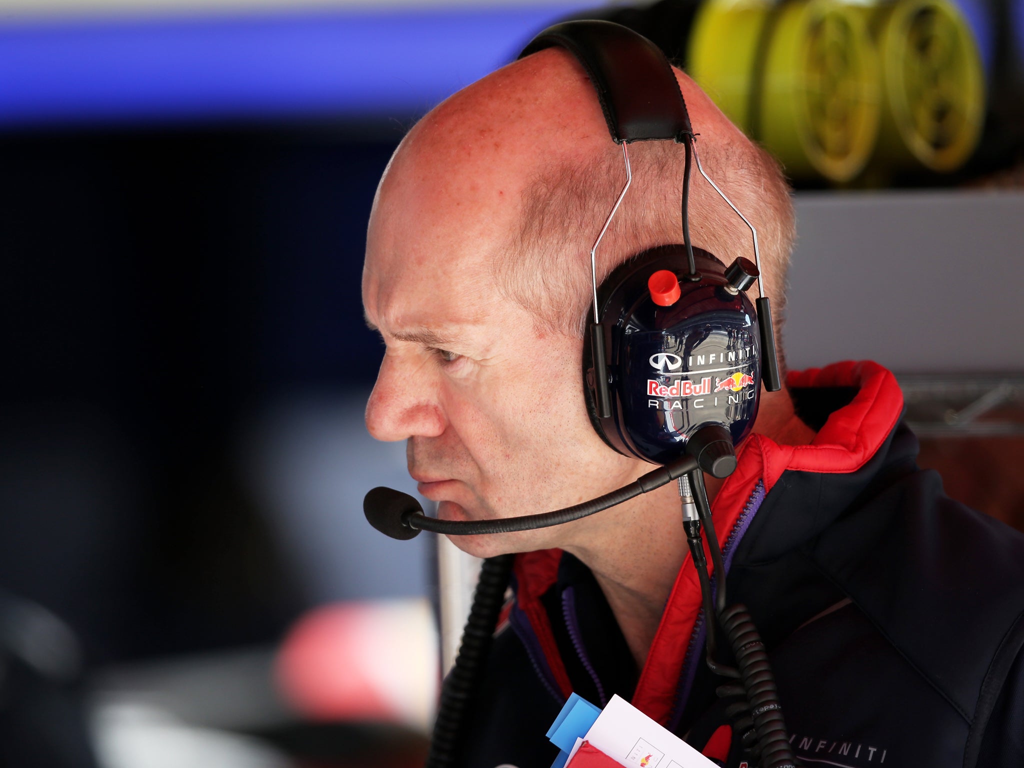 Adrian Newey has rejected talk of a move to Ferrari