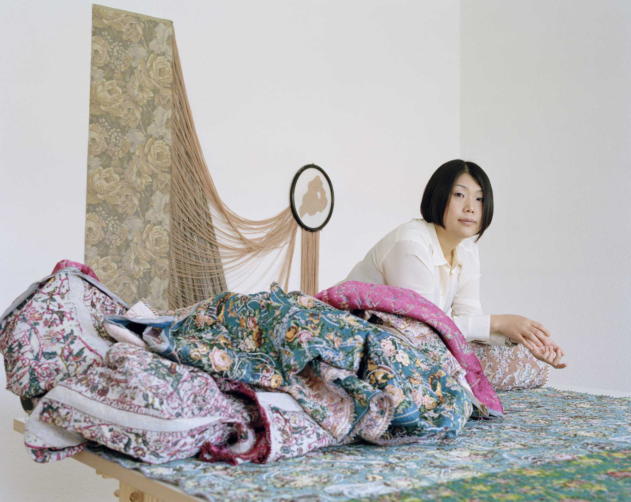 Flower power: Aiko Tezuka in her Berlin studio