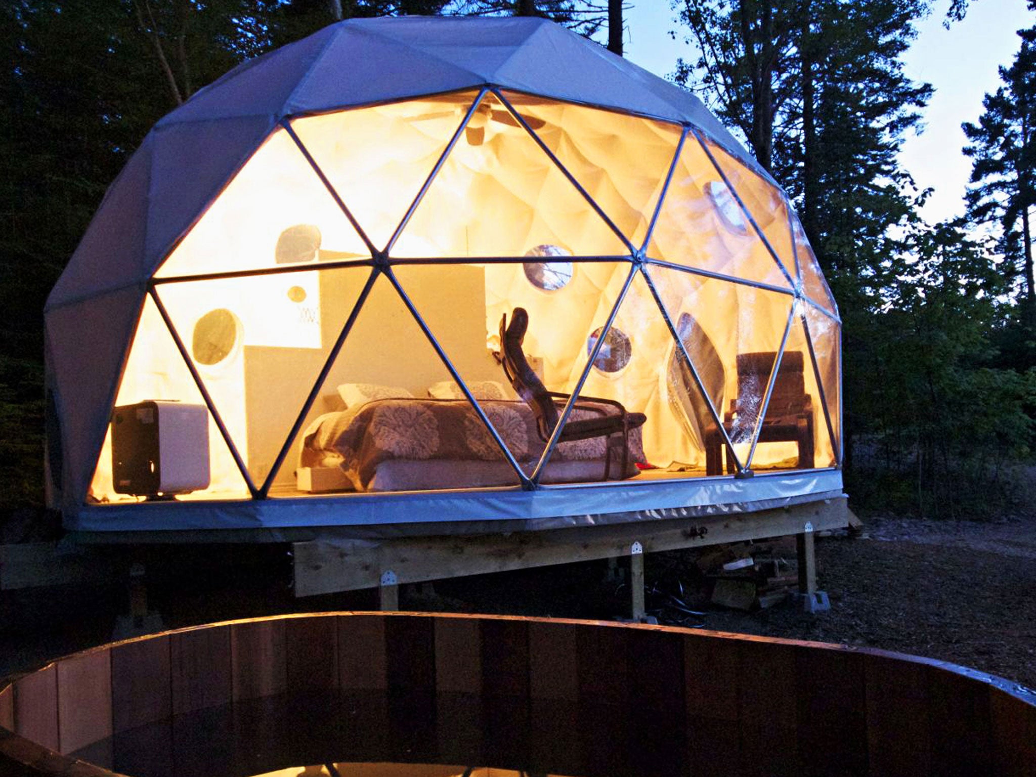 Round trip: 'dream domes' at Ridgeback Lodge