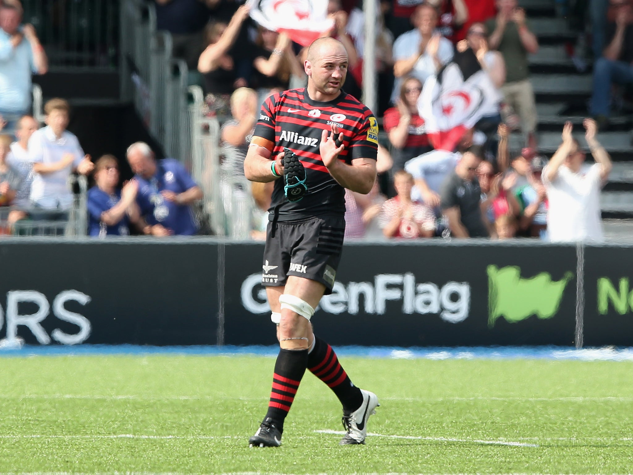 Steve Borthwick has been named in the starting XV for Saracens in the Heineken Cup final