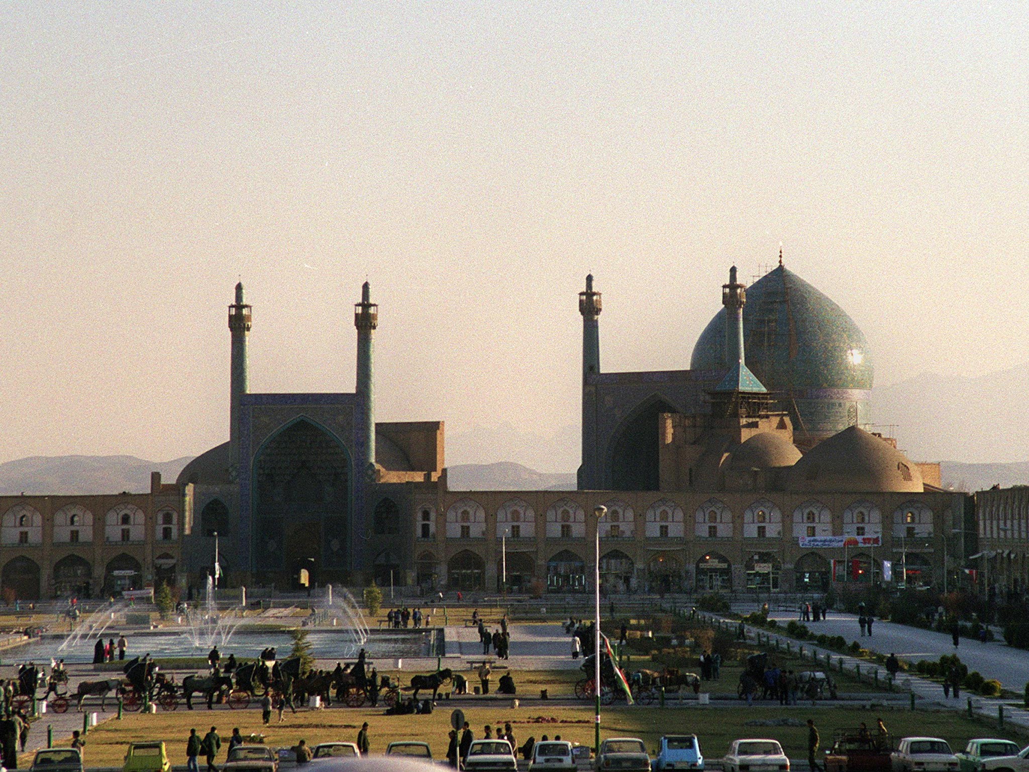 Imam Square and the Imam mosque in Isfaha