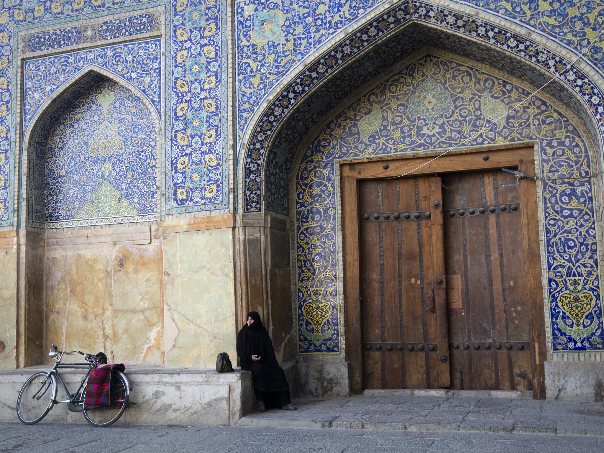 The Imam Khomeini mosque at the historical Naqsh-e Jahan Square in Isfahan