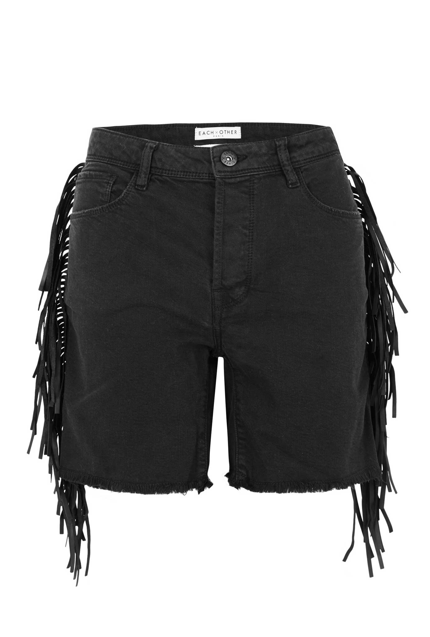 Shaman suede-fringed denim shorts from Each X Other, £263, my-wardrobe.com