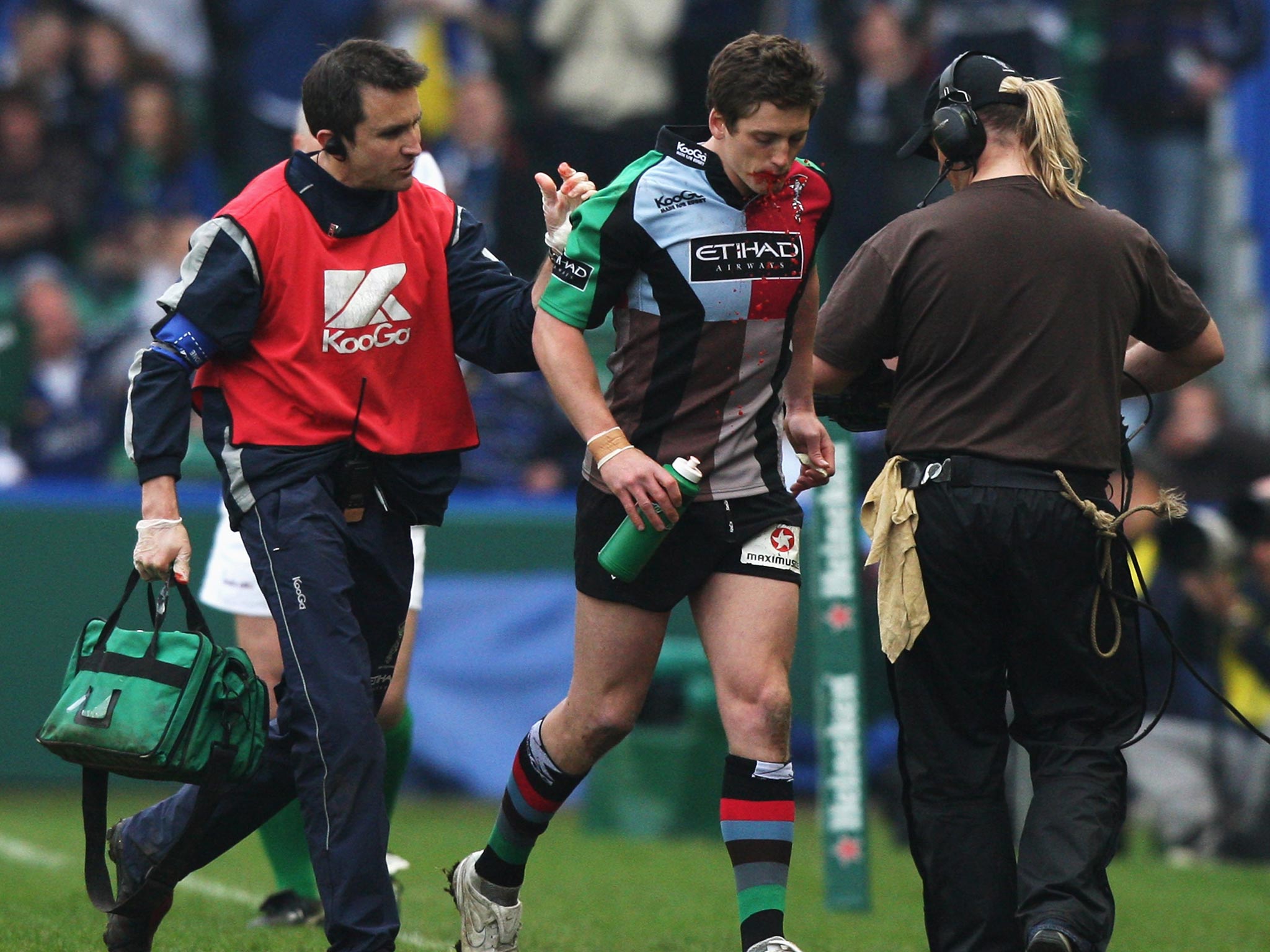 Harlequins’ Tom Williams during 2009’s Bloodgate scandal