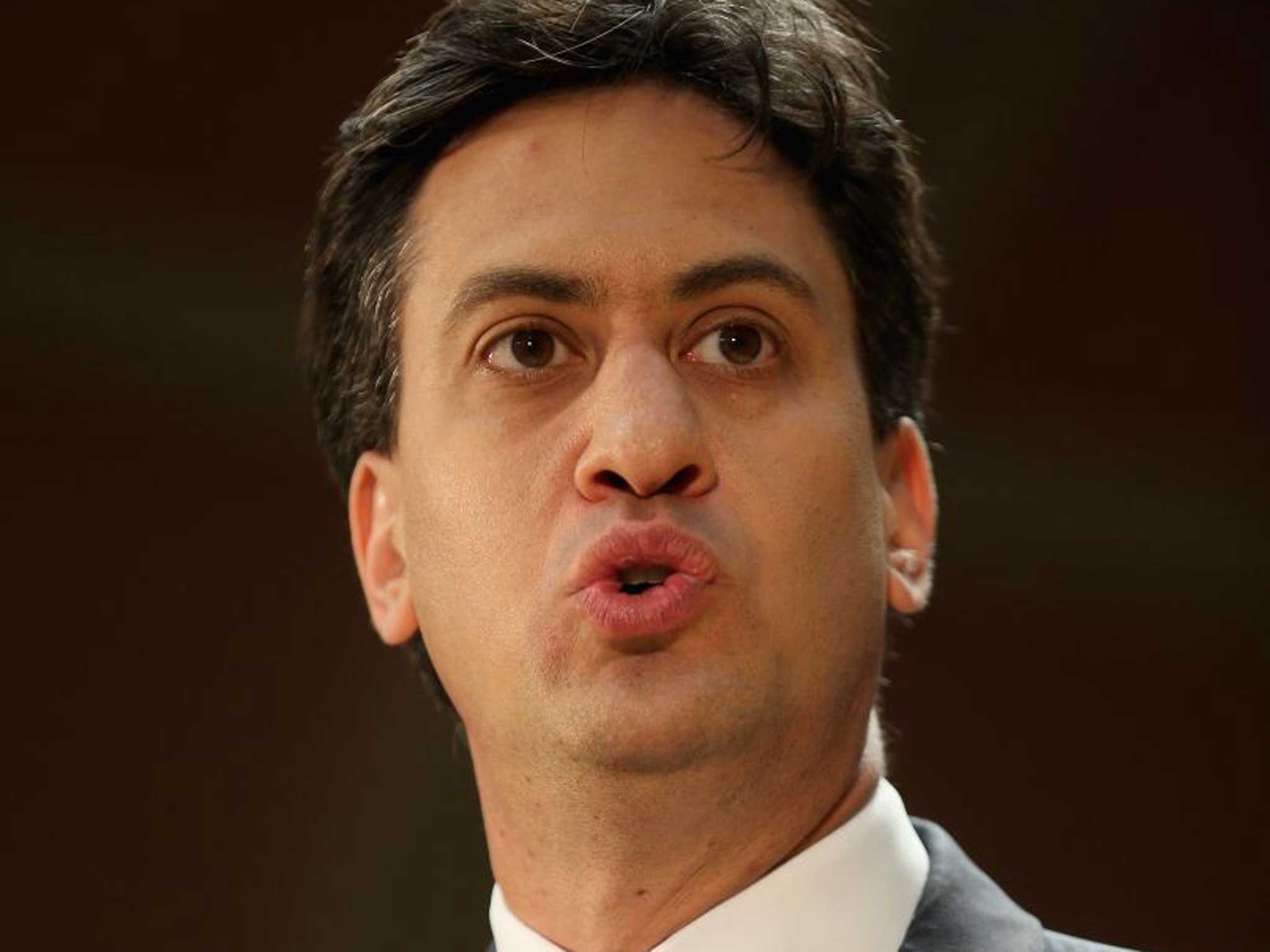 Restoring trust: Ed Miliband