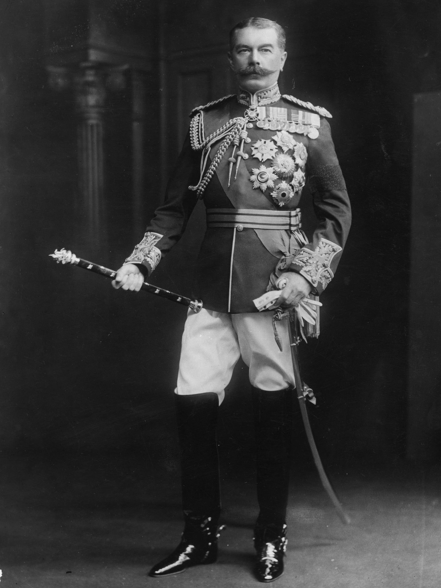 Field Marshal Horatio Herbert Kitchener, whose face appeared on the recruitment poster ‘Your Country Needs You’