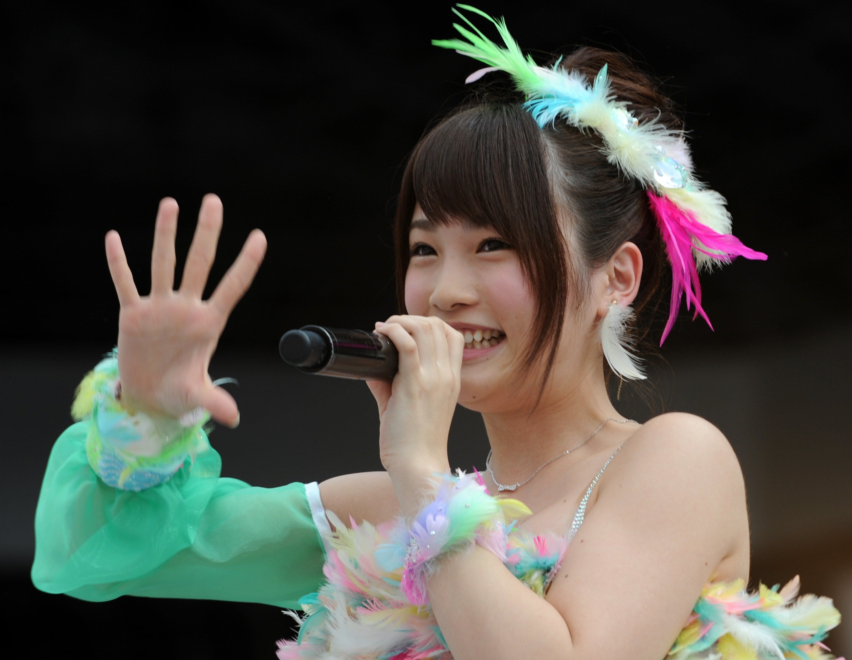 Anna Iriyama, one of the members of AKB48 who was attacked