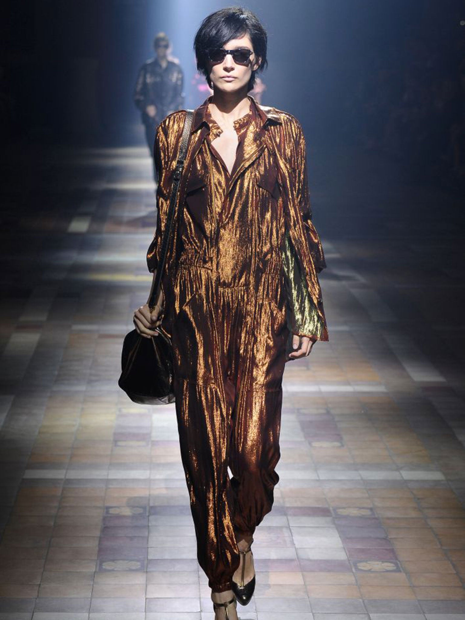 Onesies to watch: model wears Lanvin Spring/Summer 2014