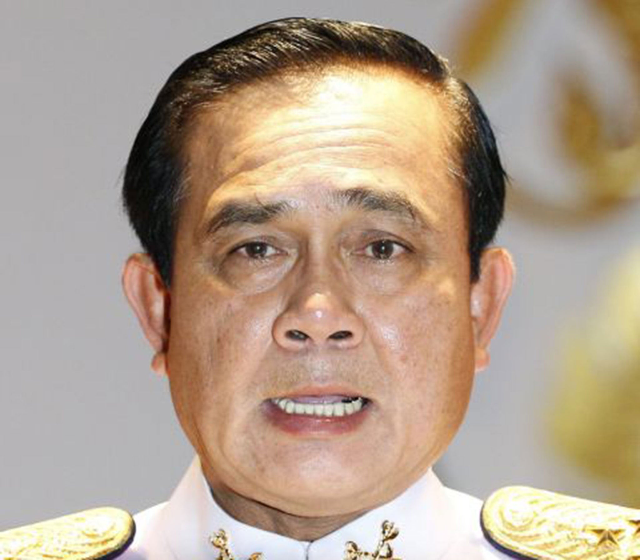 General Prayuth Chan-ocha was given the backing of the King after days of silence from the palace